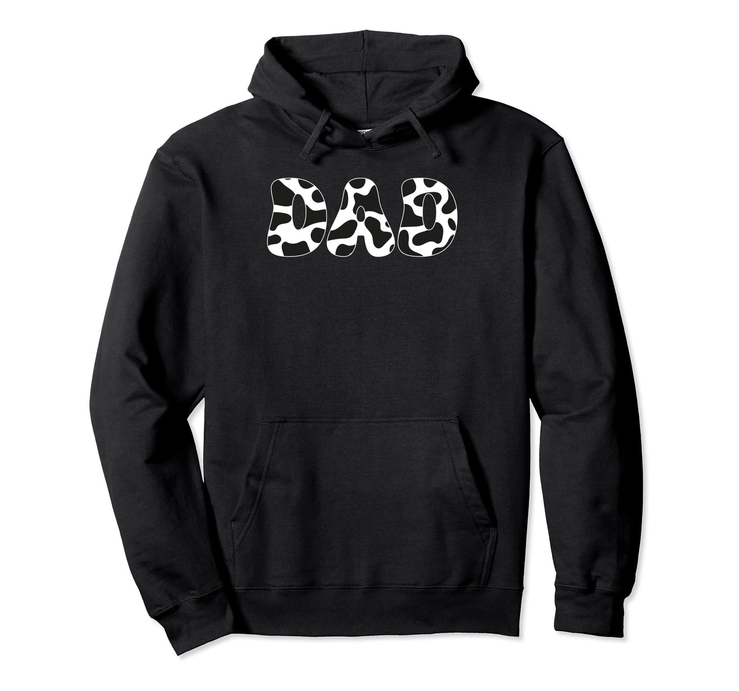 Cow Dad Birthday Funny Family Hoodie - Minimalist Print for Adults - T-Shirt, Sweatshirt, Hoodie