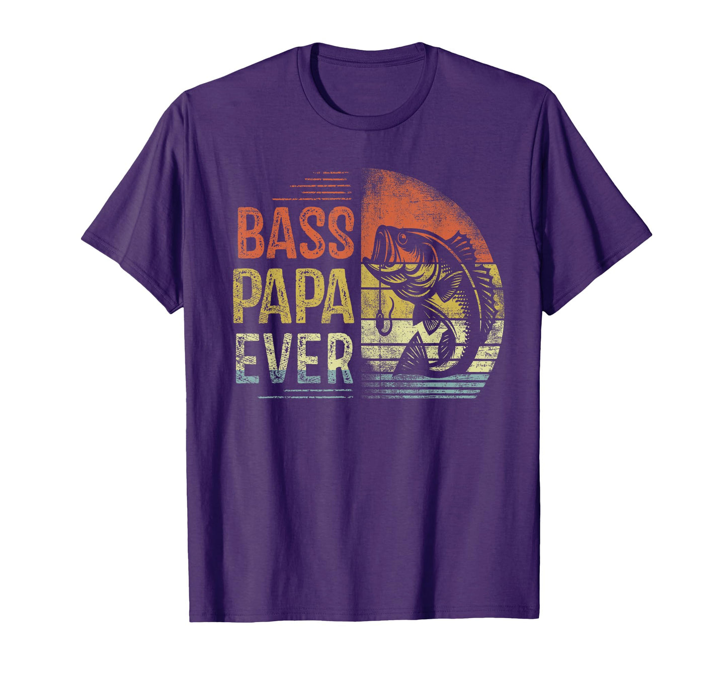 Bass Papa Ever Fishing Gifts Papa T-Shirt - Fun Novelty Design Unisex - T-Shirt, Sweatshirt, Hoodie
