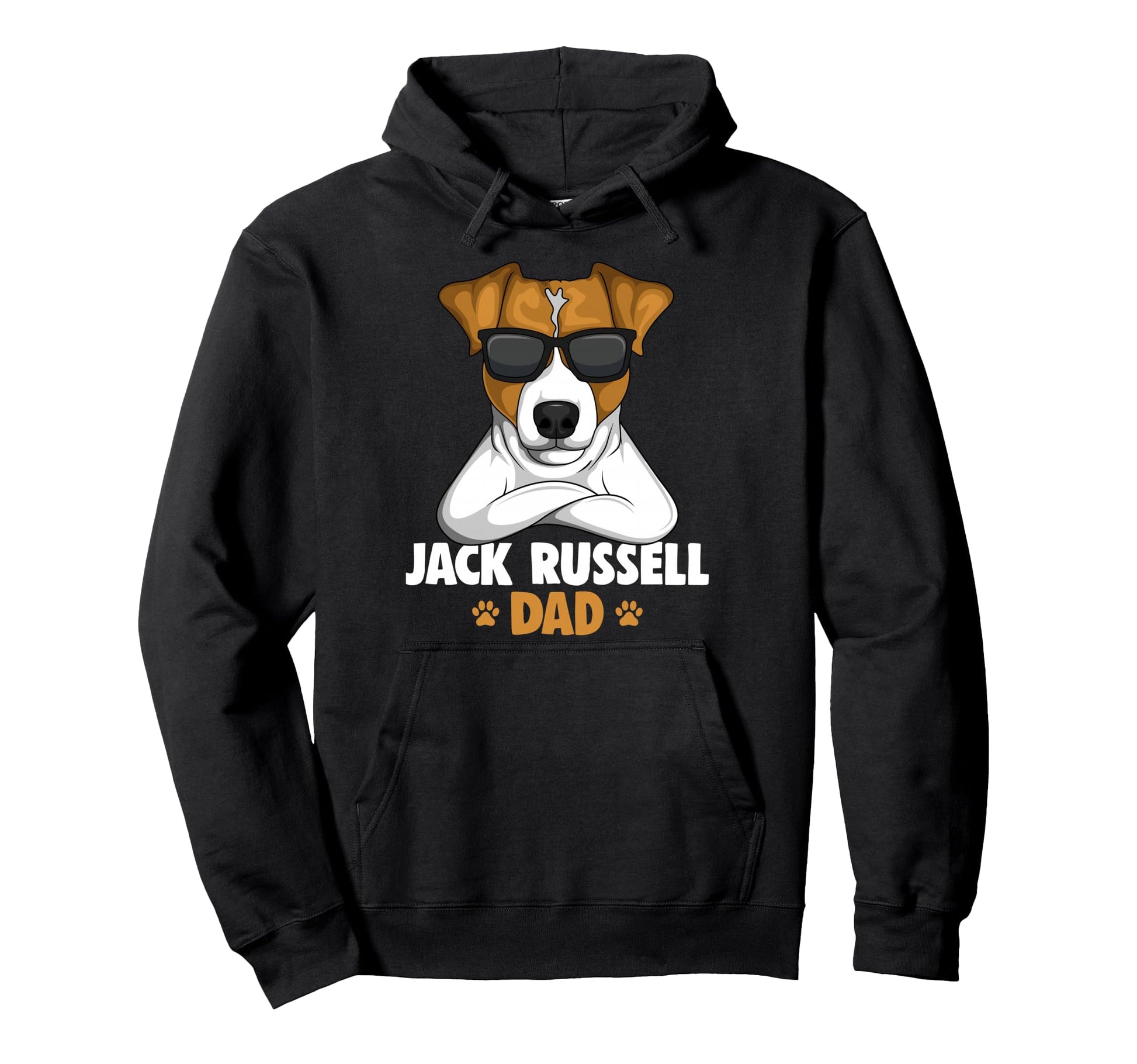 Jack Russell Terrier Dad Dog Hoodie - Novelty Apparel Men Women - T-Shirt, Sweatshirt, Hoodie