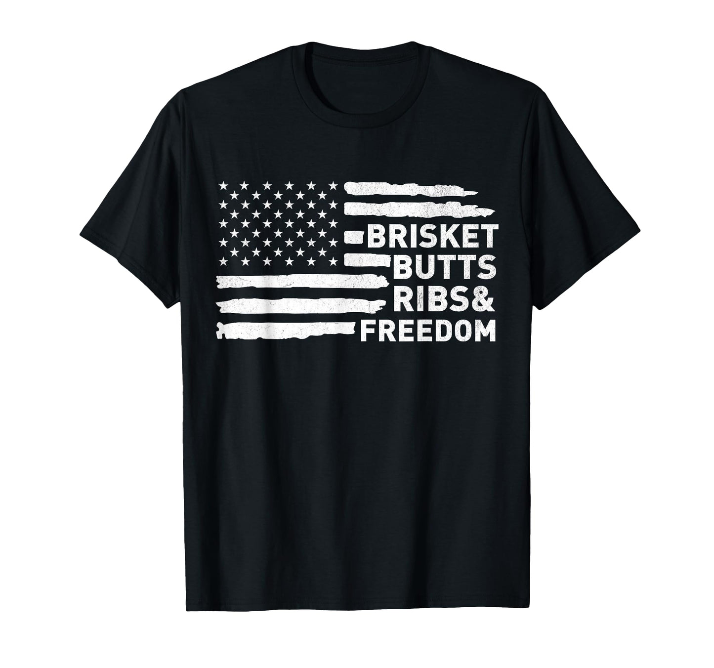 Brisket Butts Ribs And Freedom T-Shirt - Streetwear Style for Adults - T-Shirt, Sweatshirt, Hoodie