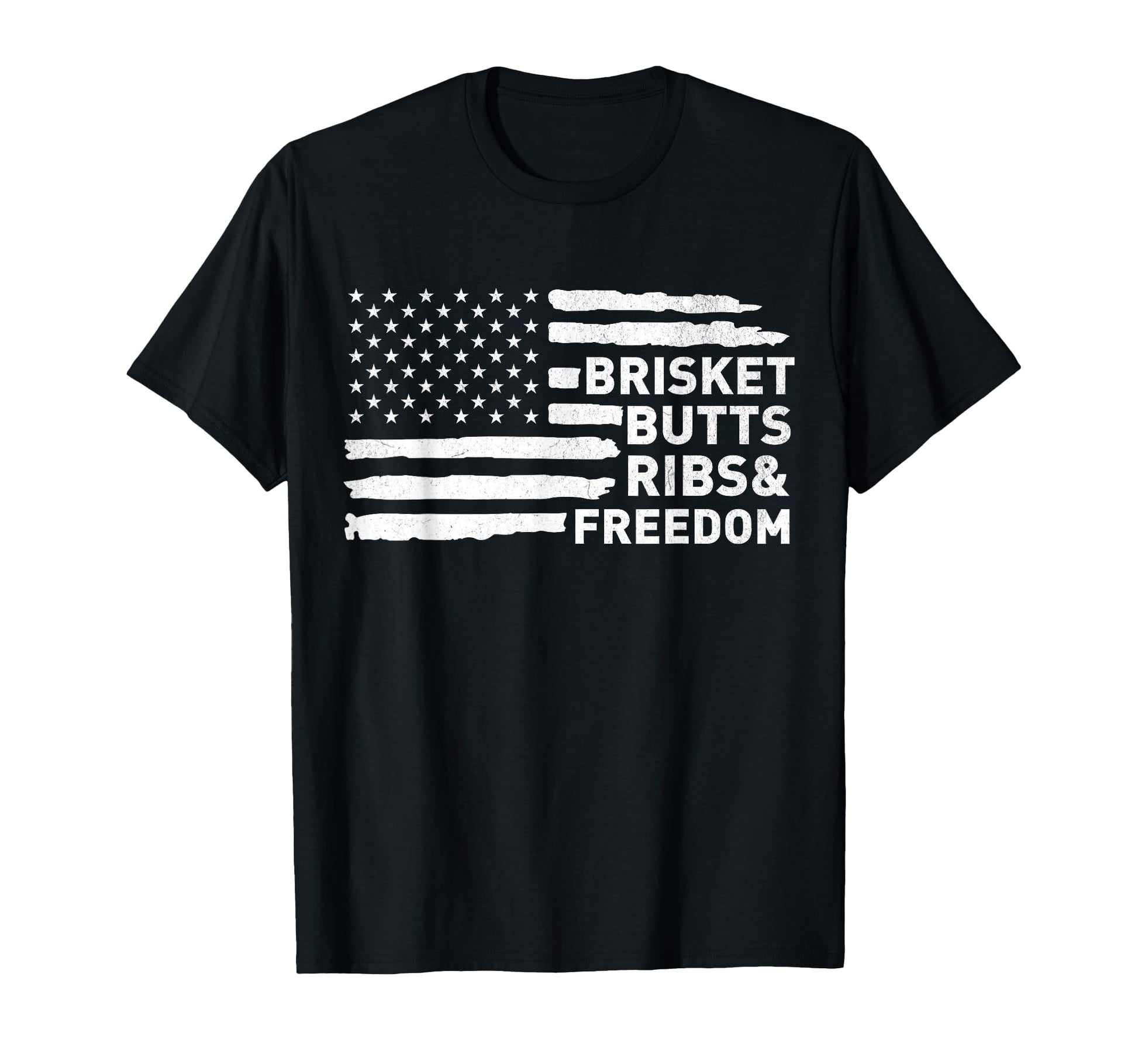 Brisket Butts Ribs And Freedom T-Shirt - Streetwear Style for Adults - T-Shirt, Sweatshirt, Hoodie