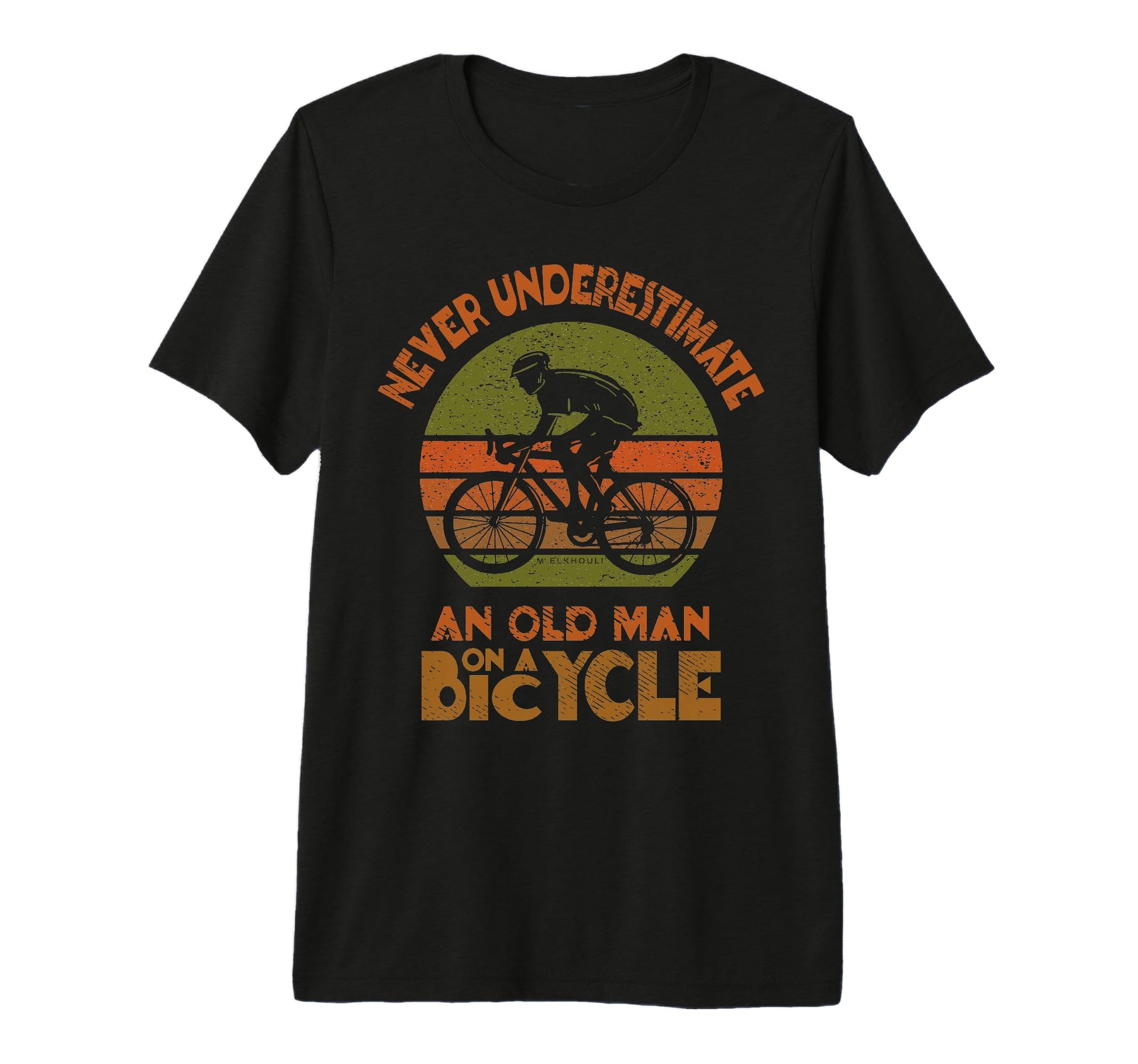 Mens Bike Lovers Fathers Day Old T-Shirt - Trendy Graphic Men Women - T-Shirt, Sweatshirt, Hoodie