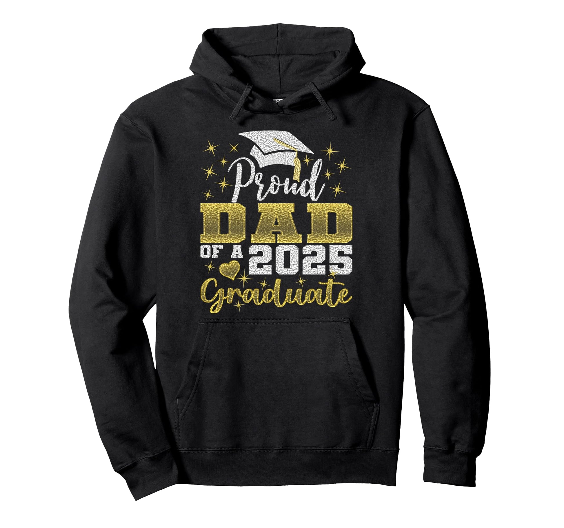 Super Proud Dad 2025 Graduate Awesome Family Hoodie - Graphic Print Unisex - T-Shirt, Sweatshirt, Hoodie