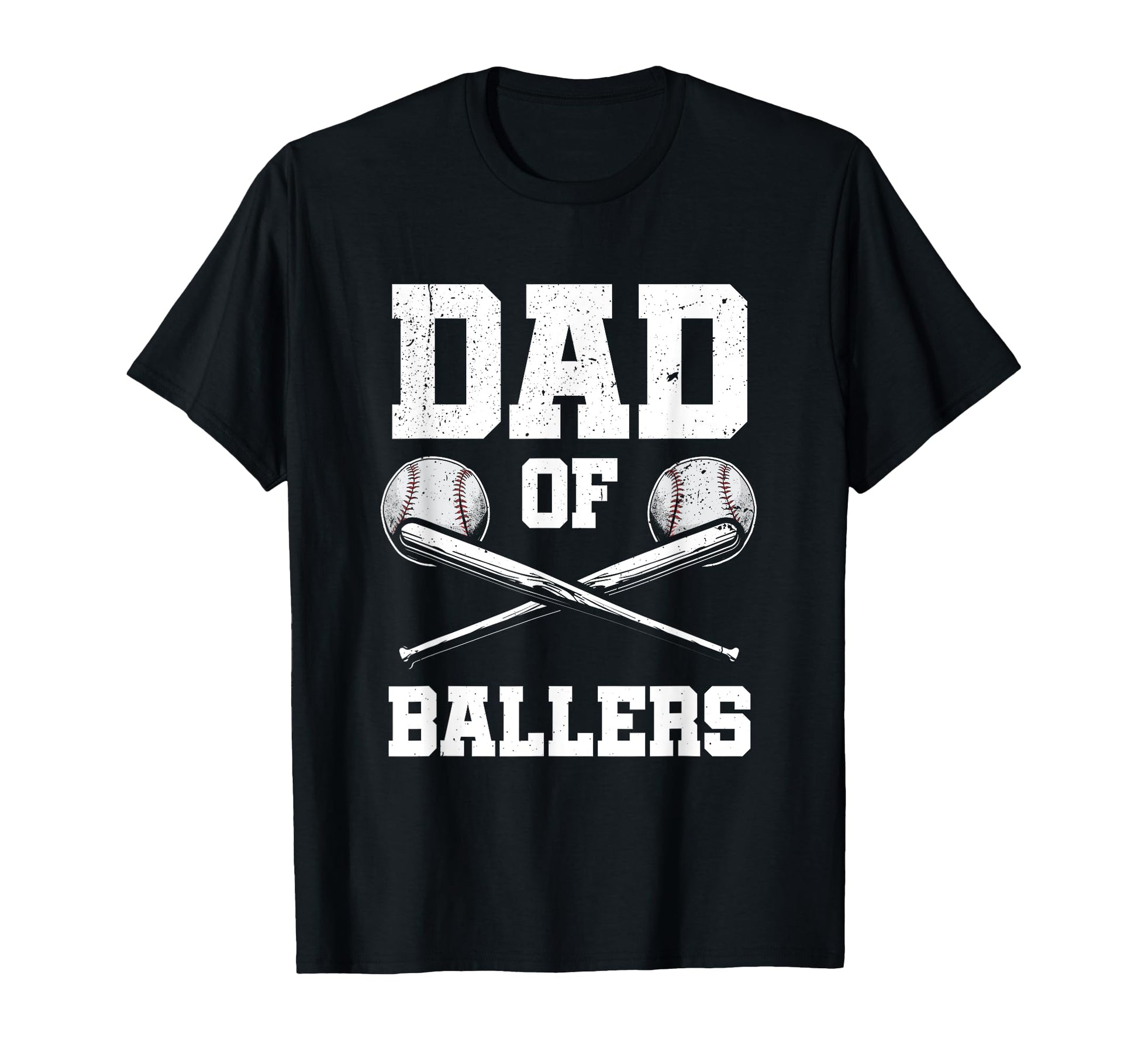 Dad Ballers Baseball Baseball Dad T-Shirt - Custom Art Print for Adults - T-Shirt, Sweatshirt, Hoodie