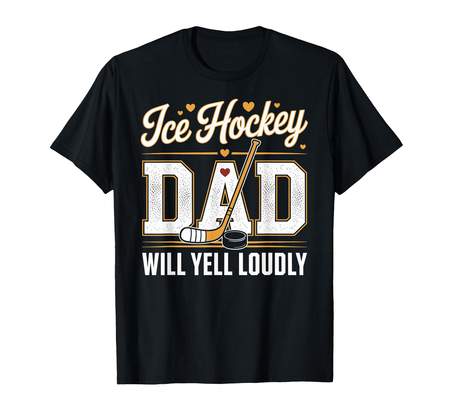 Ice Hockey Dad Fathers Day Hoodie - Trendy Graphic Men Women - T-Shirt, Sweatshirt, Hoodie