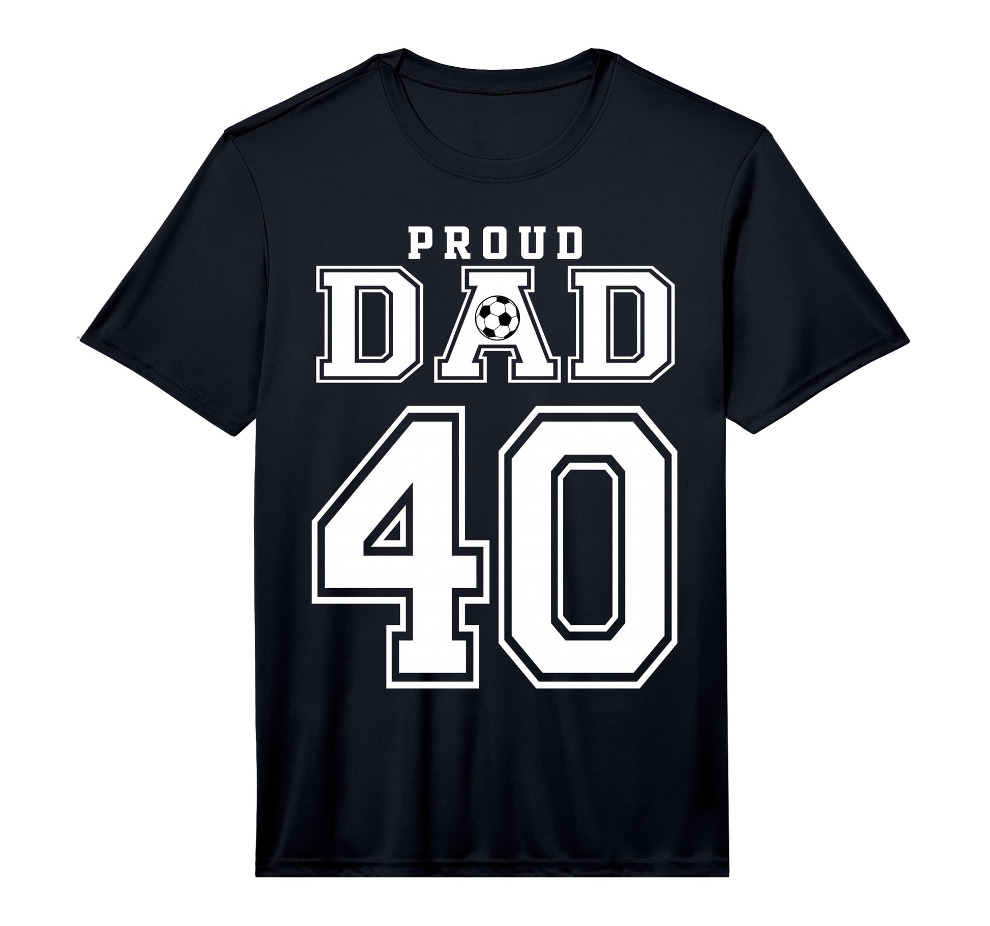 Number 40 Custom Proud Soccer Futbol T-Shirt - Graphic Print for Adults - T-Shirt, Sweatshirt, Hoodie