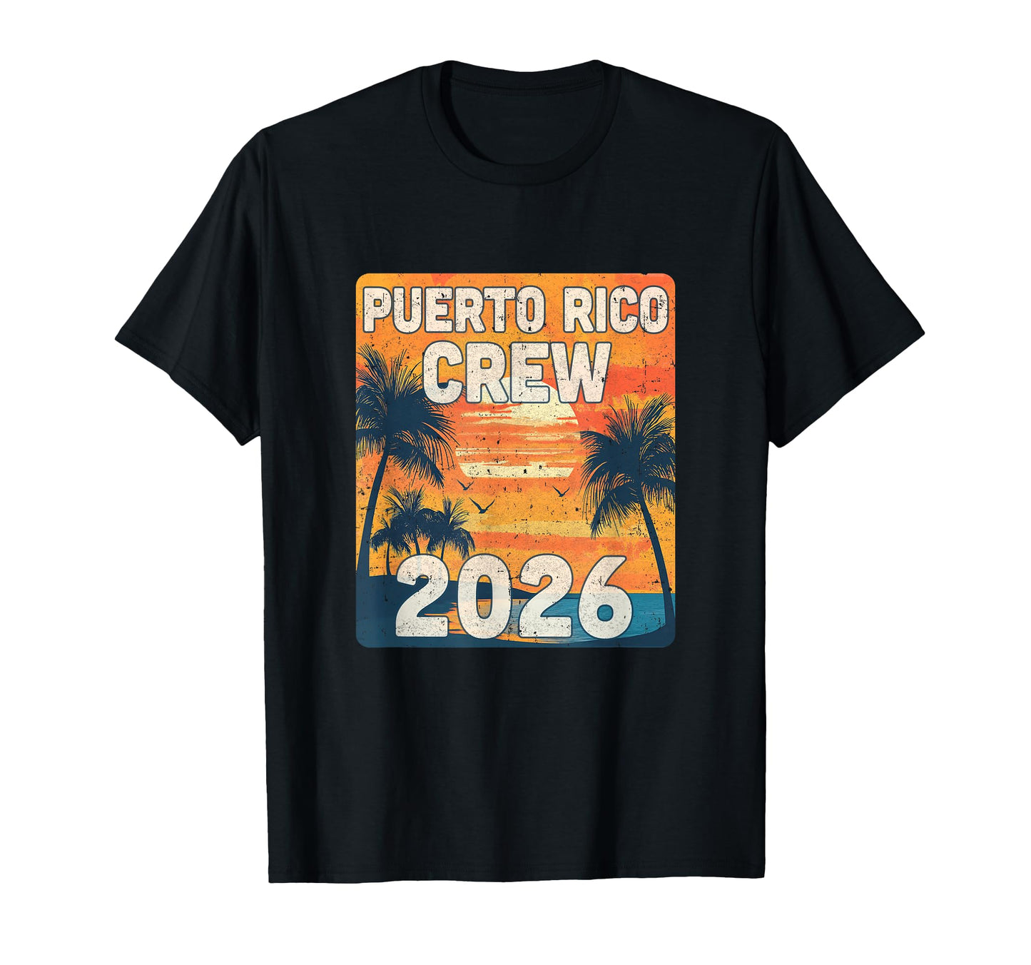 Puerto Rico Crew 2026 Vacation Matching T-Shirt - Custom Art Print Unisex - T-Shirt, Sweatshirt, Hoodie