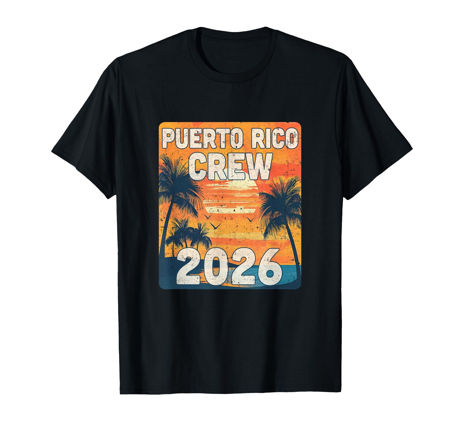 Puerto Rico Crew 2026 Vacation Matching T-Shirt - Custom Art Print Unisex - T-Shirt, Sweatshirt, Hoodie