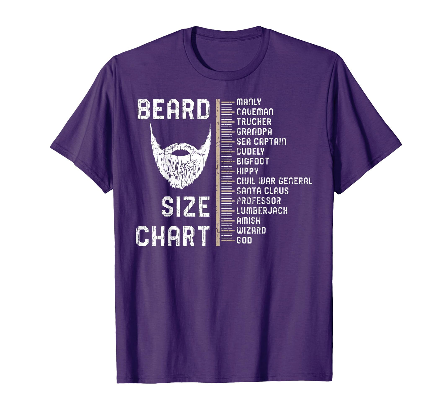 Beard Chart Funny Bearded Dad T-Shirt - Unique Graphic Men Women - T-Shirt, Sweatshirt, Hoodie