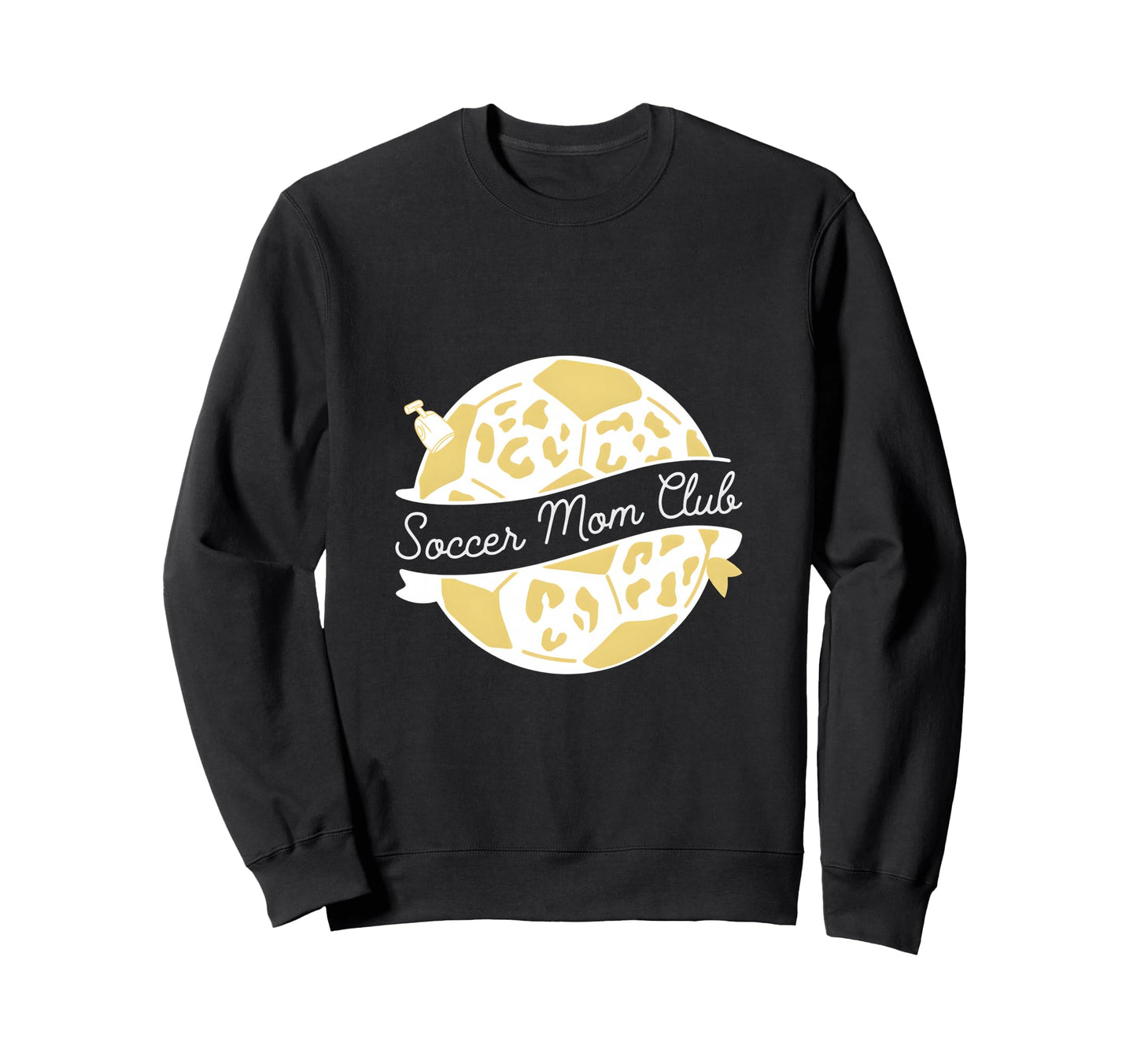 Soccer Mom Club Leopard Soccer Mom Sweatshirt - Streetwear Style Unisex - T-Shirt, Sweatshirt, Hoodie
