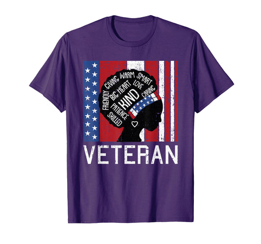 Afro American Flag Veteran Patriotic T-Shirt - Unique Graphic Men Women - T-Shirt, Sweatshirt, Hoodie