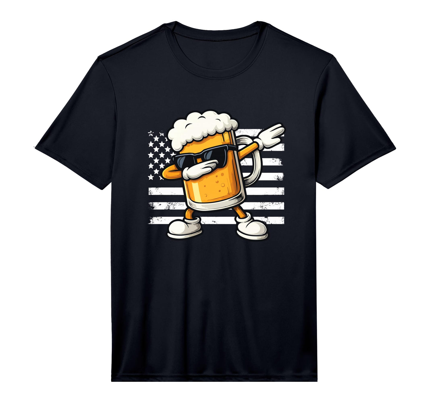Mens Dabbing Beer American Drinking T-Shirt - Casual Everyday Wear Unisex - T-Shirt, Sweatshirt, Hoodie