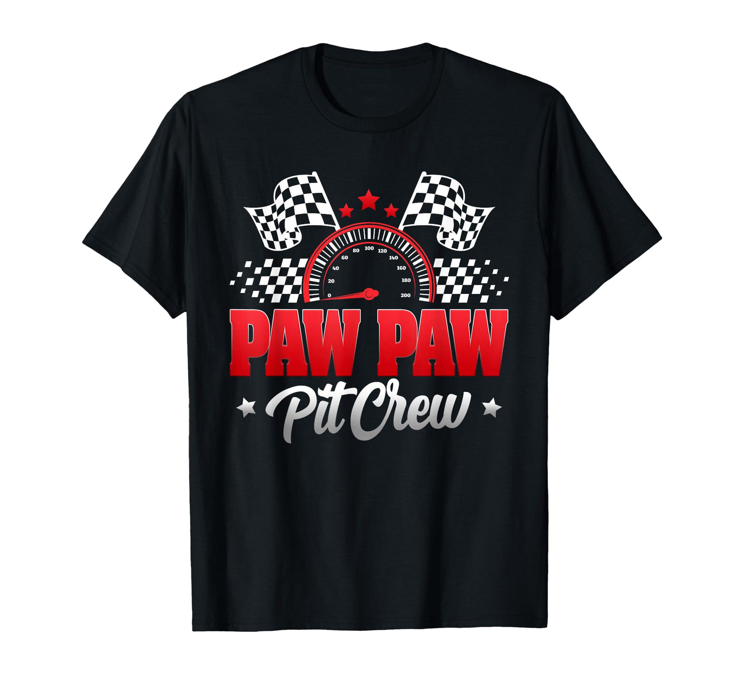 Paw Paw Pit Crew Race Car Birthday Family T-Shirt - Graphic Print Unisex - T-Shirt, Sweatshirt, Hoodie