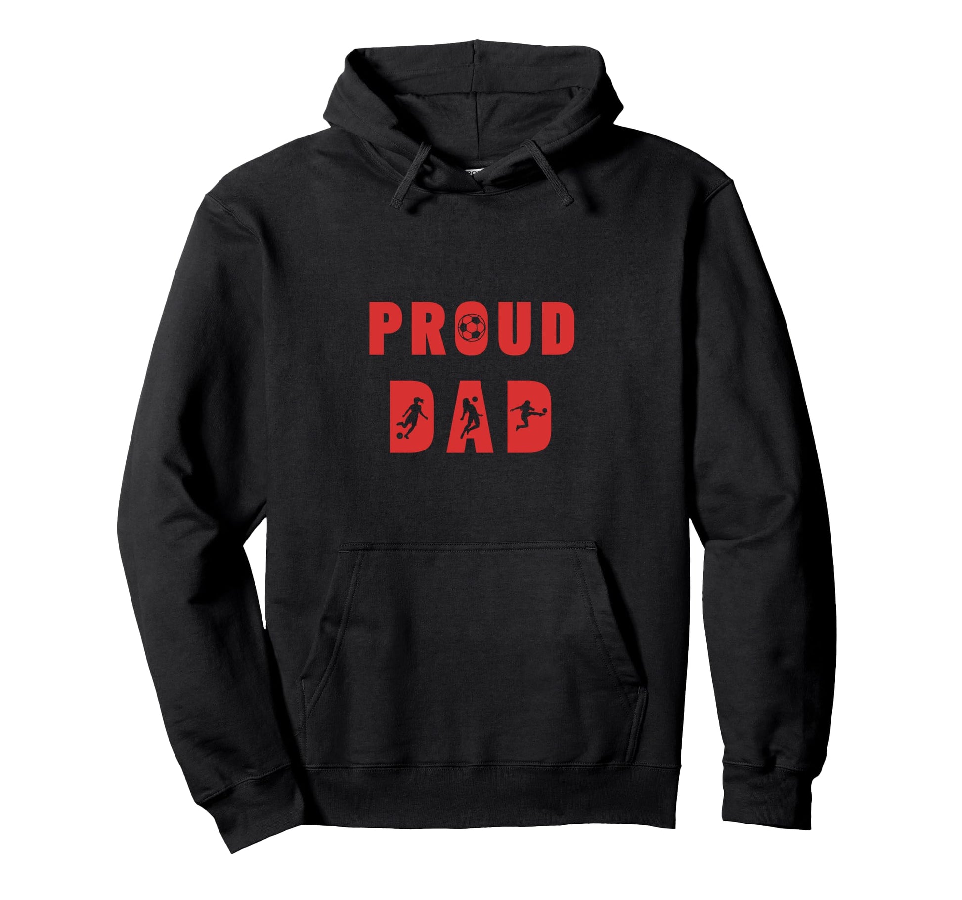 Proud Dad Talented Soccer Hoodie - Graphic Print for Adults - T-Shirt, Sweatshirt, Hoodie