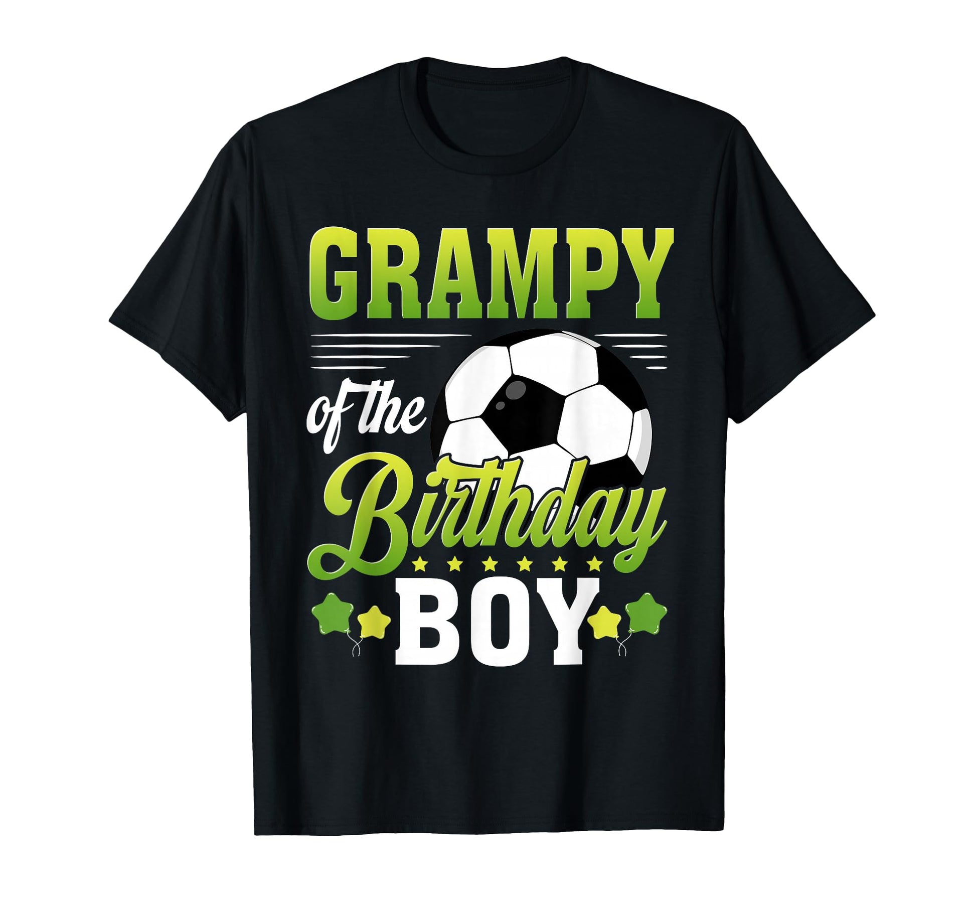 Grampy Birthday Soccer Player Bday T-Shirt - Aesthetic Graphic Men Women - T-Shirt, Sweatshirt, Hoodie