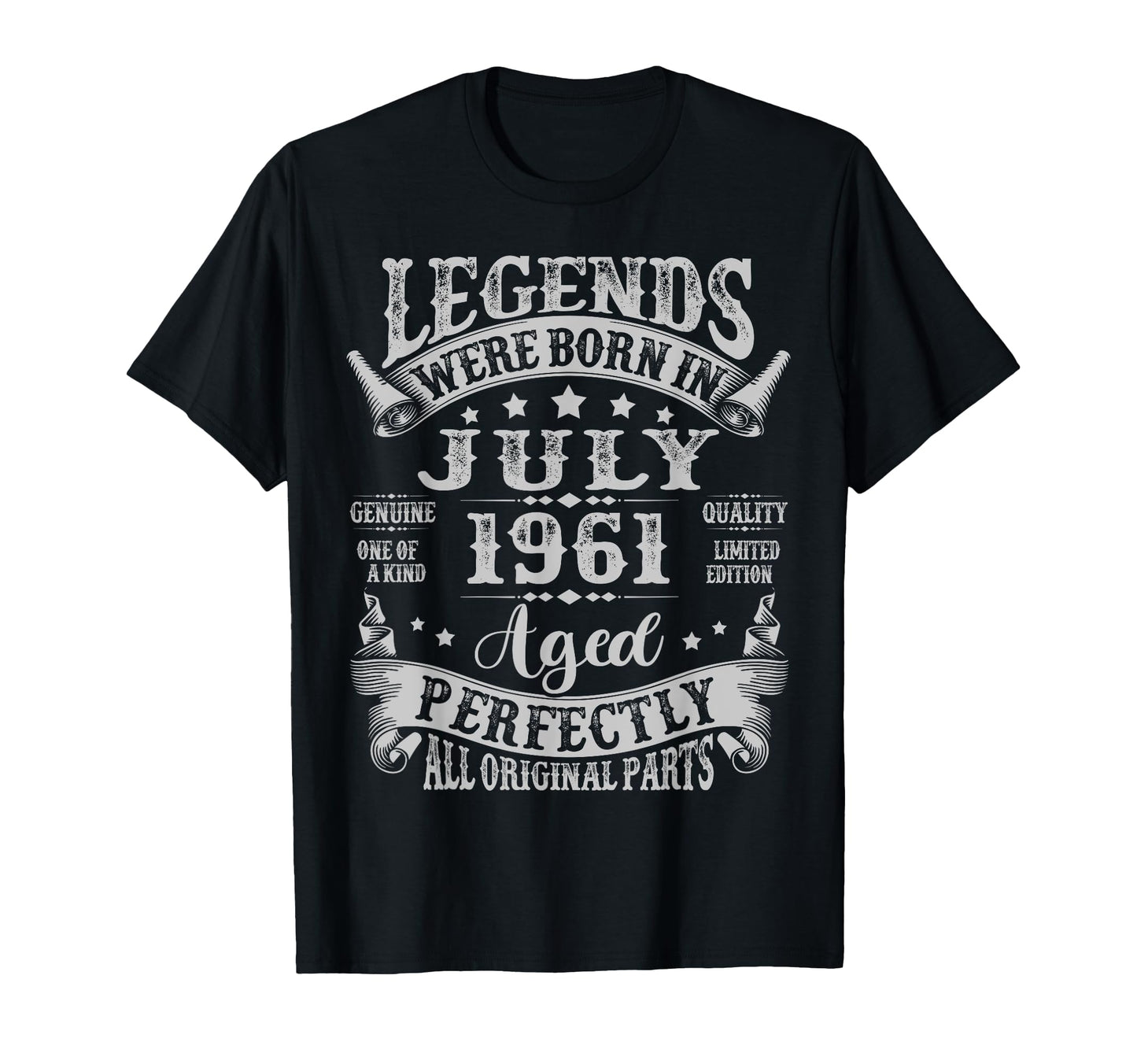 Legends Were Born July 1961 64Th T-Shirt - Unique Graphic for Adults - T-Shirt, Sweatshirt, Hoodie