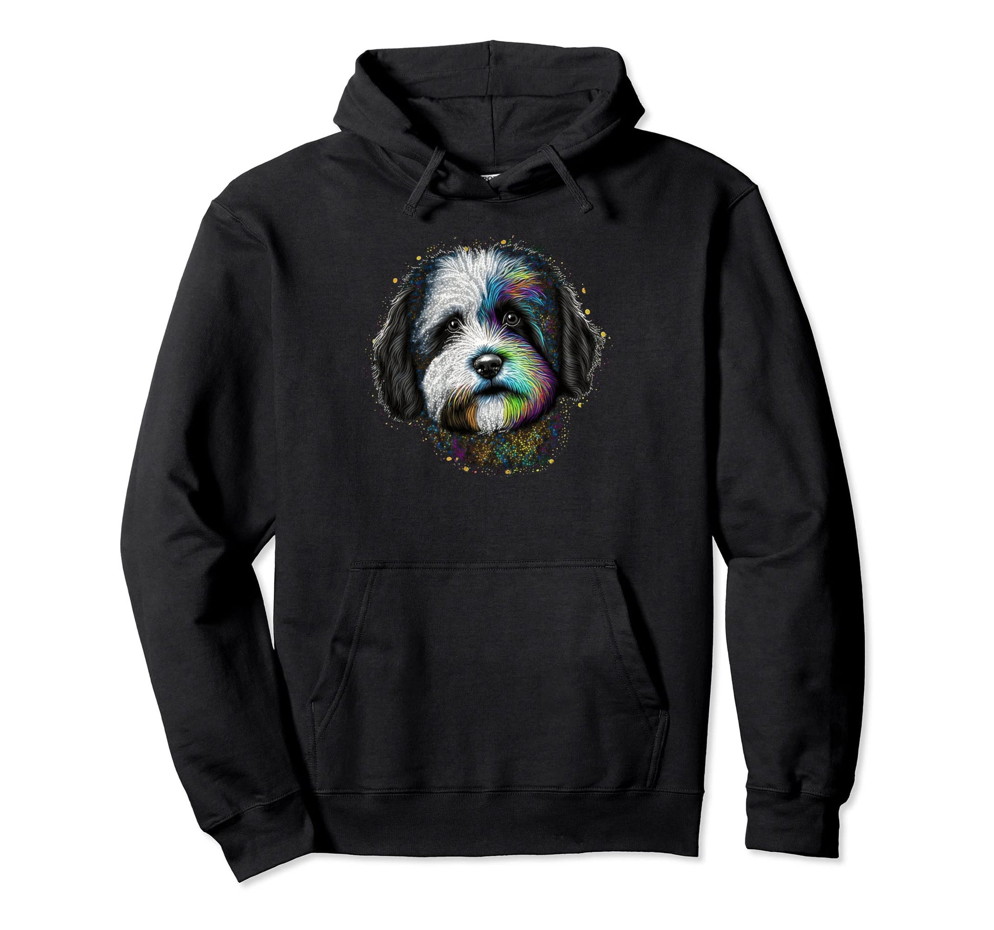 Havanese Lover Colorful Art Dog Hoodie - Casual Everyday Wear Men Women - T-Shirt, Sweatshirt, Hoodie