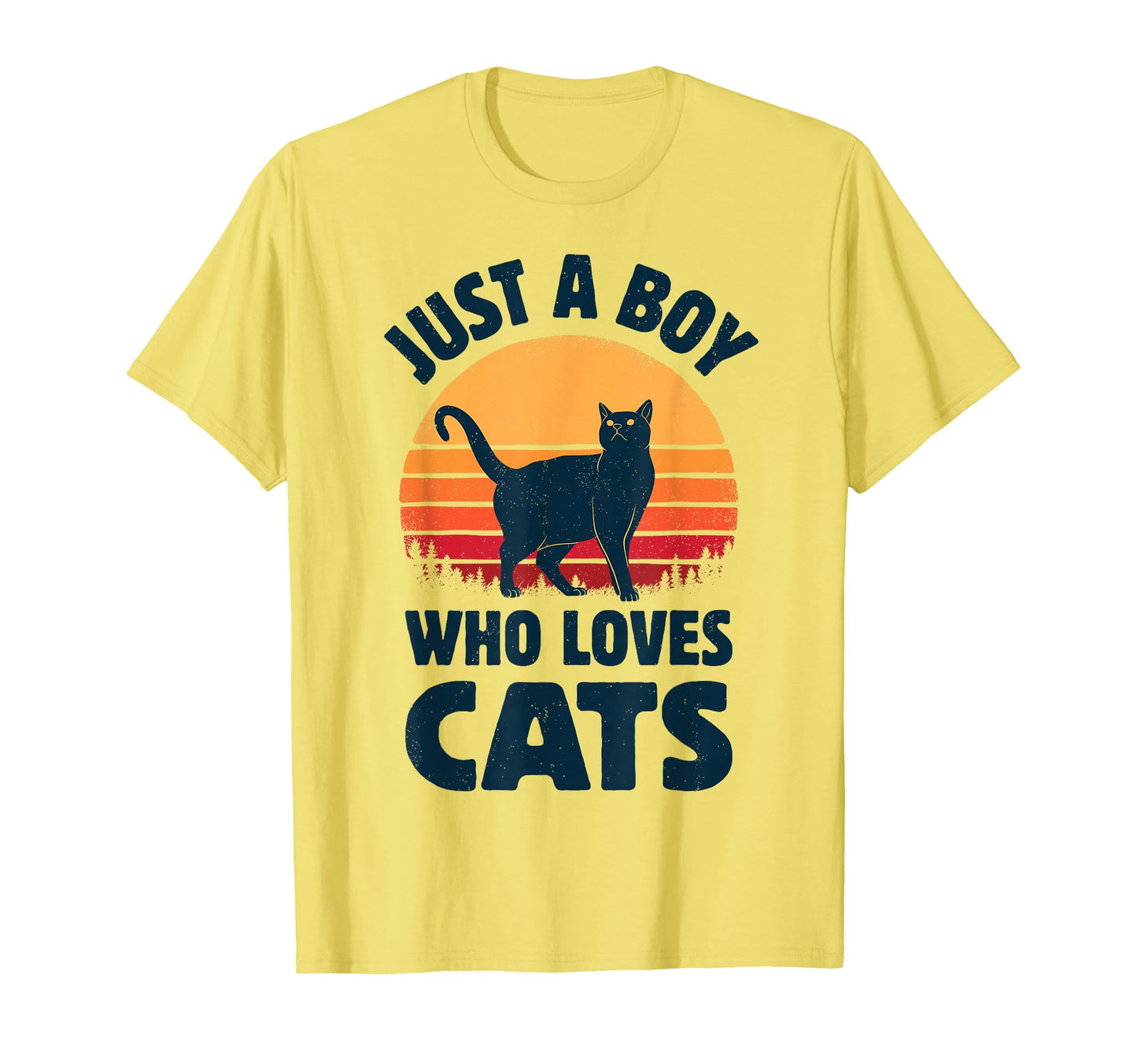 Cat Just Who Loves Cats Sunset T-Shirt - Streetwear Style Unisex - T-Shirt, Sweatshirt, Hoodie