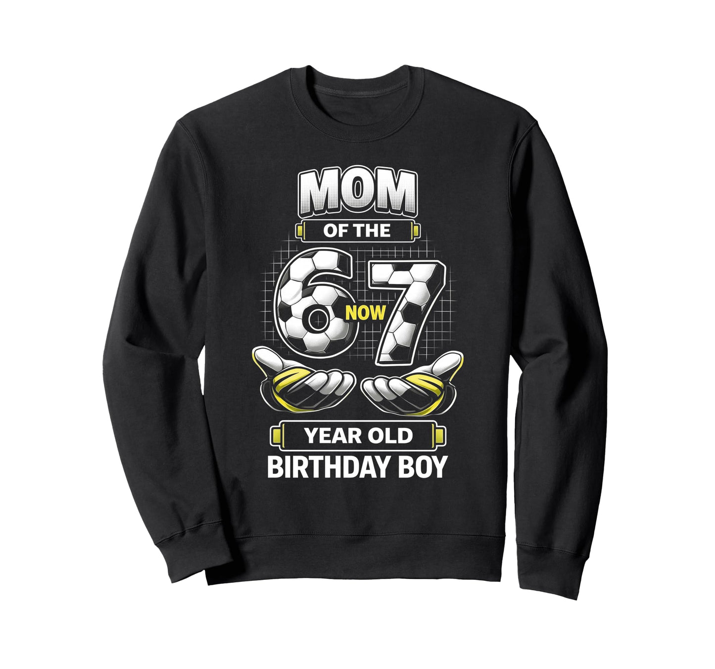 Birthday I Was 6 Now Im 7 Six Seven Sweatshirt - Custom Art Print Unisex - T-Shirt, Sweatshirt, Hoodie