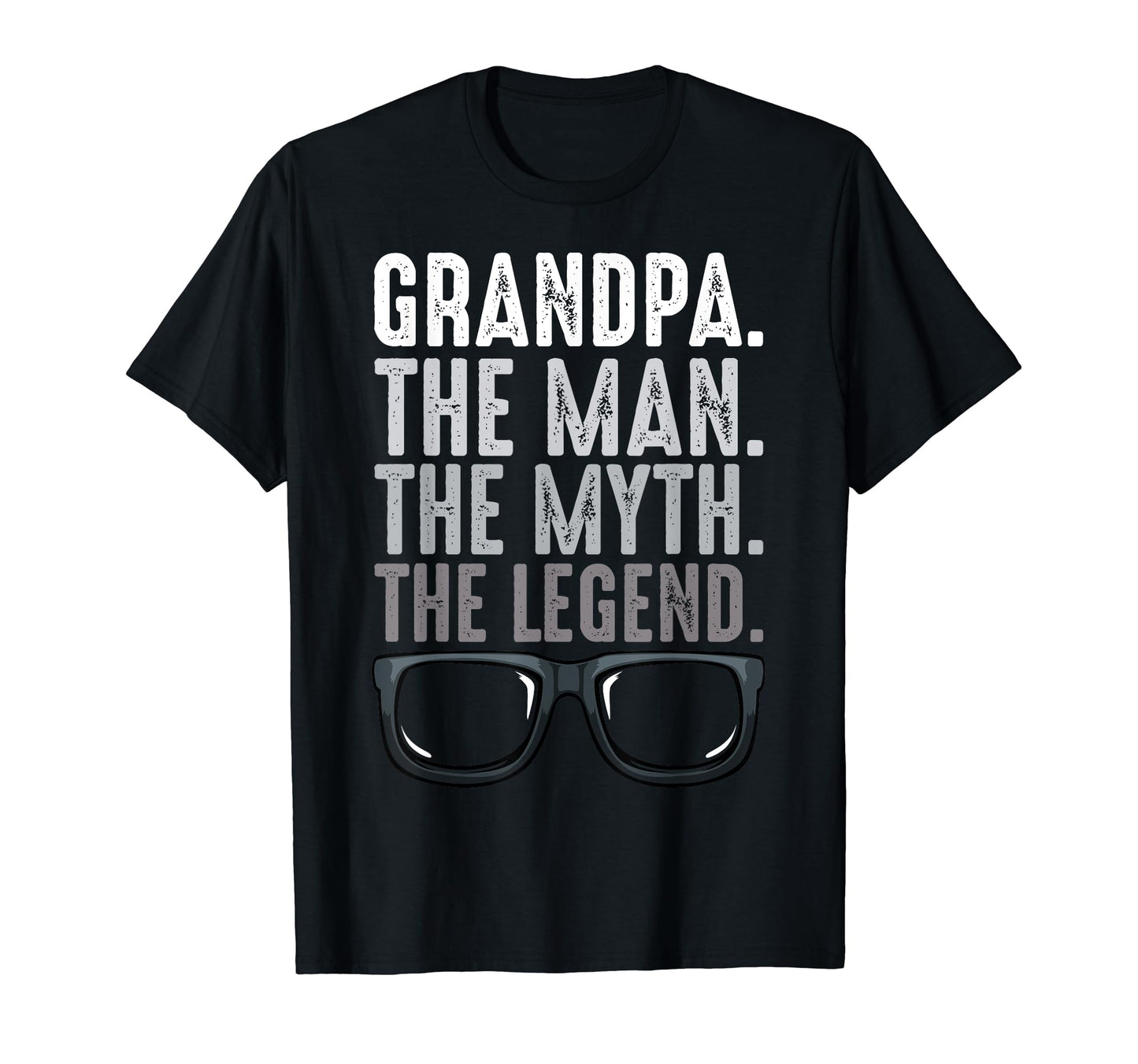 Grandpa Myth Legend Fathers Day Dad T-Shirt - Minimalist Print for Adults - T-Shirt, Sweatshirt, Hoodie