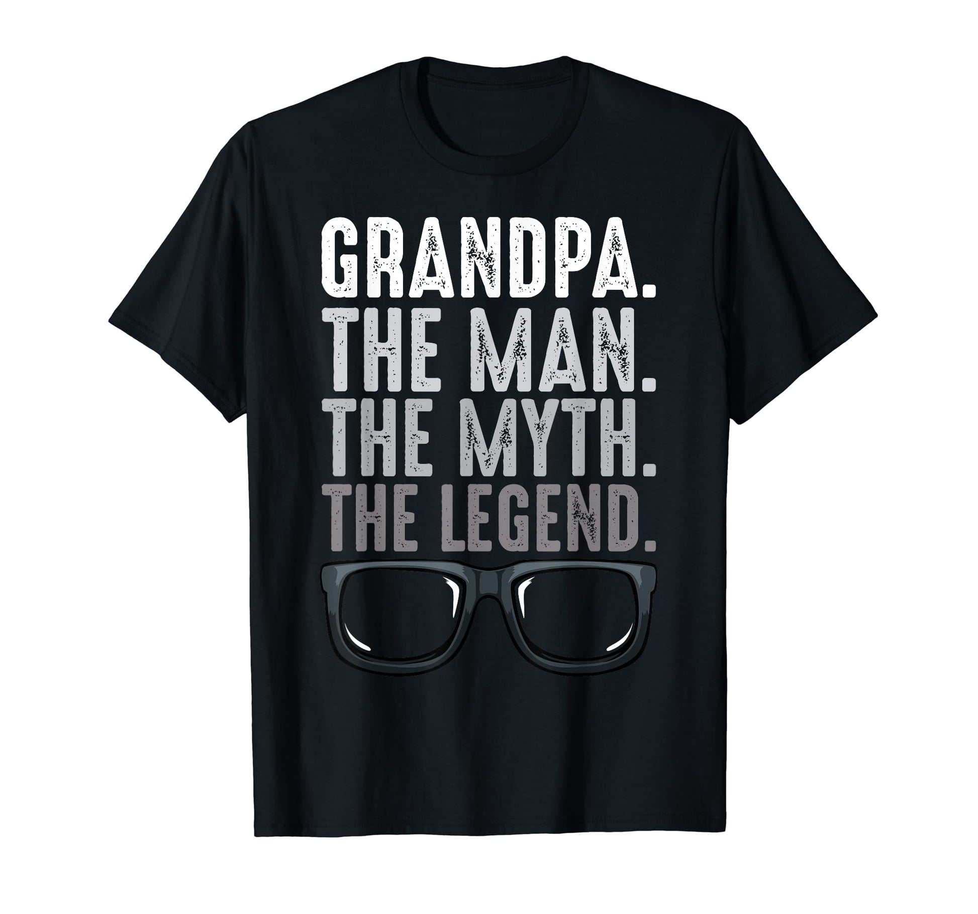 Grandpa Myth Legend Fathers Day Dad T-Shirt - Minimalist Print for Adults - T-Shirt, Sweatshirt, Hoodie