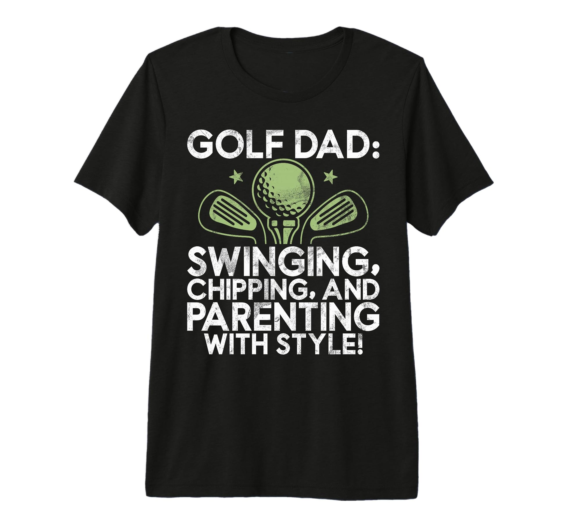 Swinging Chipping And Parenting Golf T-Shirt - Unique Graphic Men Women - T-Shirt, Sweatshirt, Hoodie