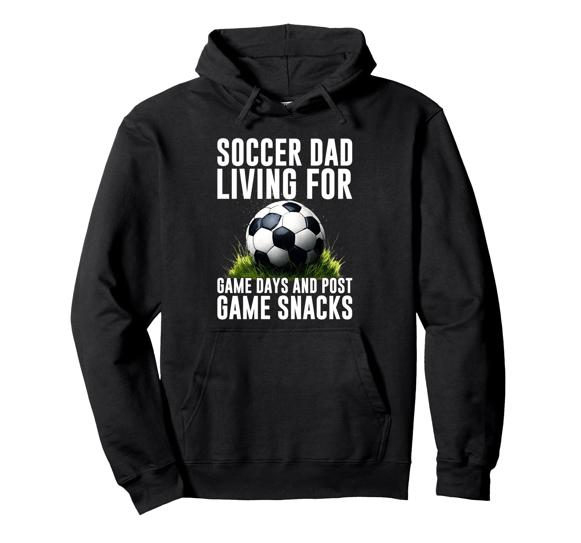 Living Game Days And Post Game Snacks Hoodie - Unique Graphic for Adults - T-Shirt, Sweatshirt, Hoodie