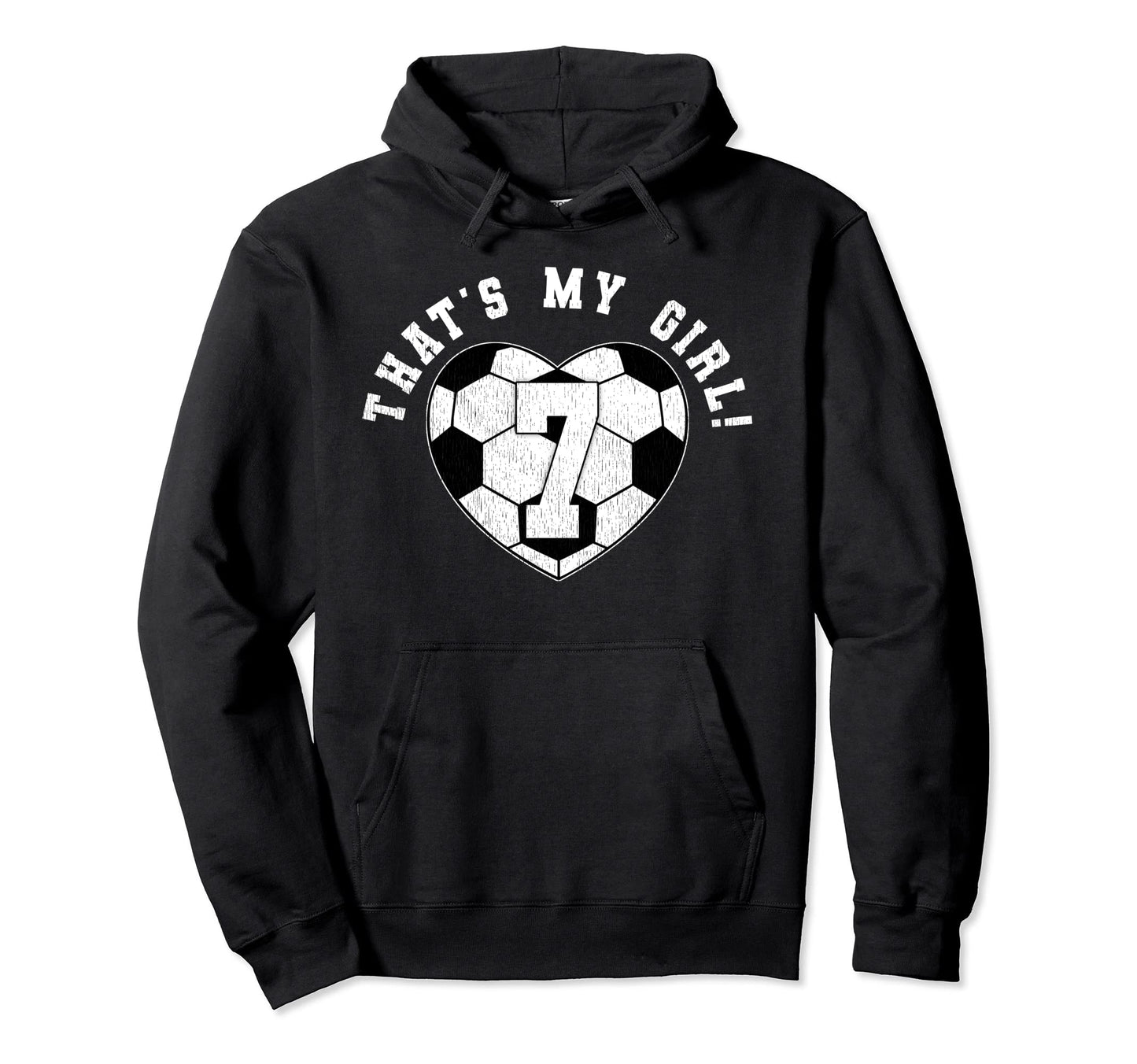 Thats My Soccer Player Mom Dad Jersey Hoodie - Casual Everyday Wear Unisex - T-Shirt, Sweatshirt, Hoodie