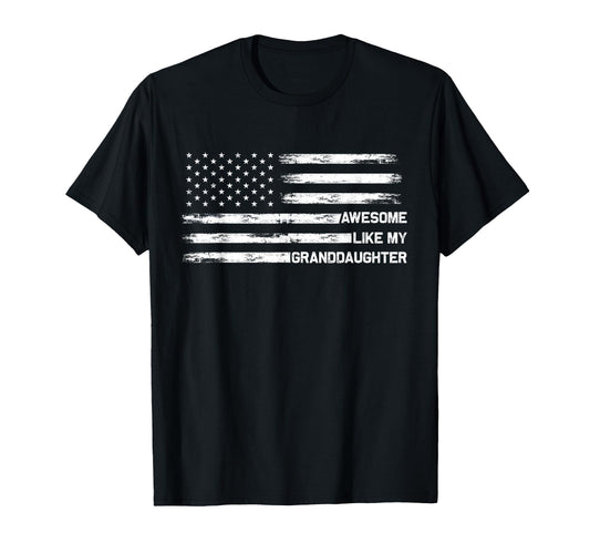 Awesome Like My Granddaughter T-Shirt - Custom Art Print for Adults - T-Shirt, Sweatshirt, Hoodie