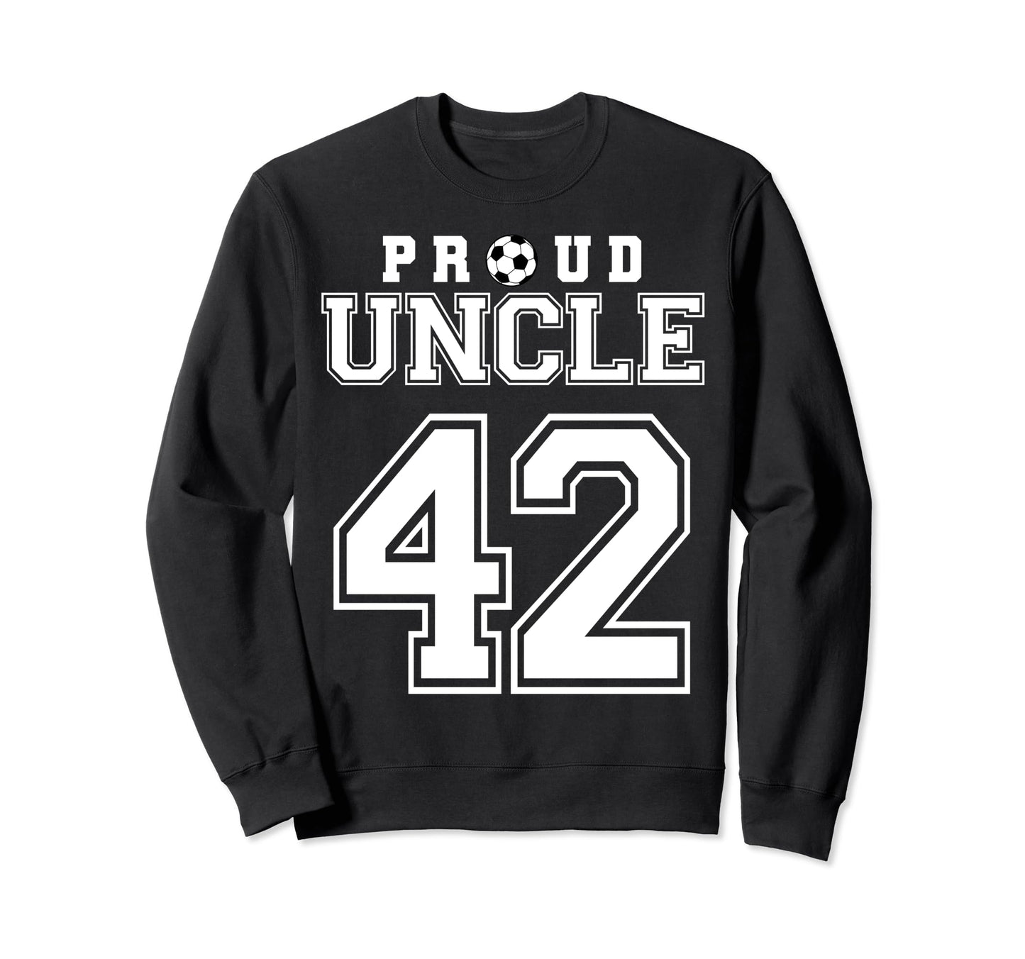 Number 42 Custom Proud Soccer Sweatshirt - Custom Art Print Men Women - T-Shirt, Sweatshirt, Hoodie