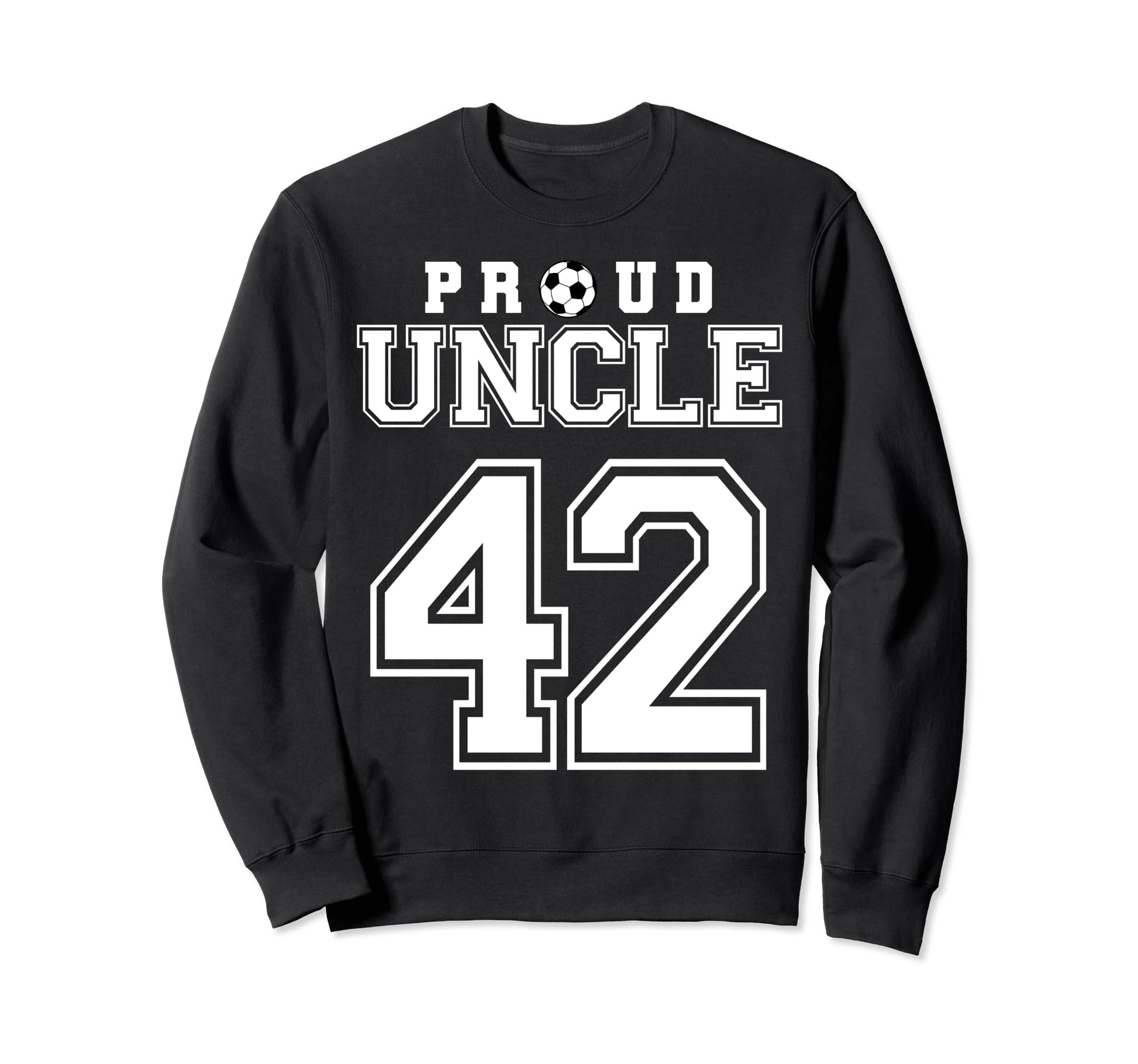 Number 42 Custom Proud Soccer Sweatshirt - Custom Art Print Men Women - T-Shirt, Sweatshirt, Hoodie