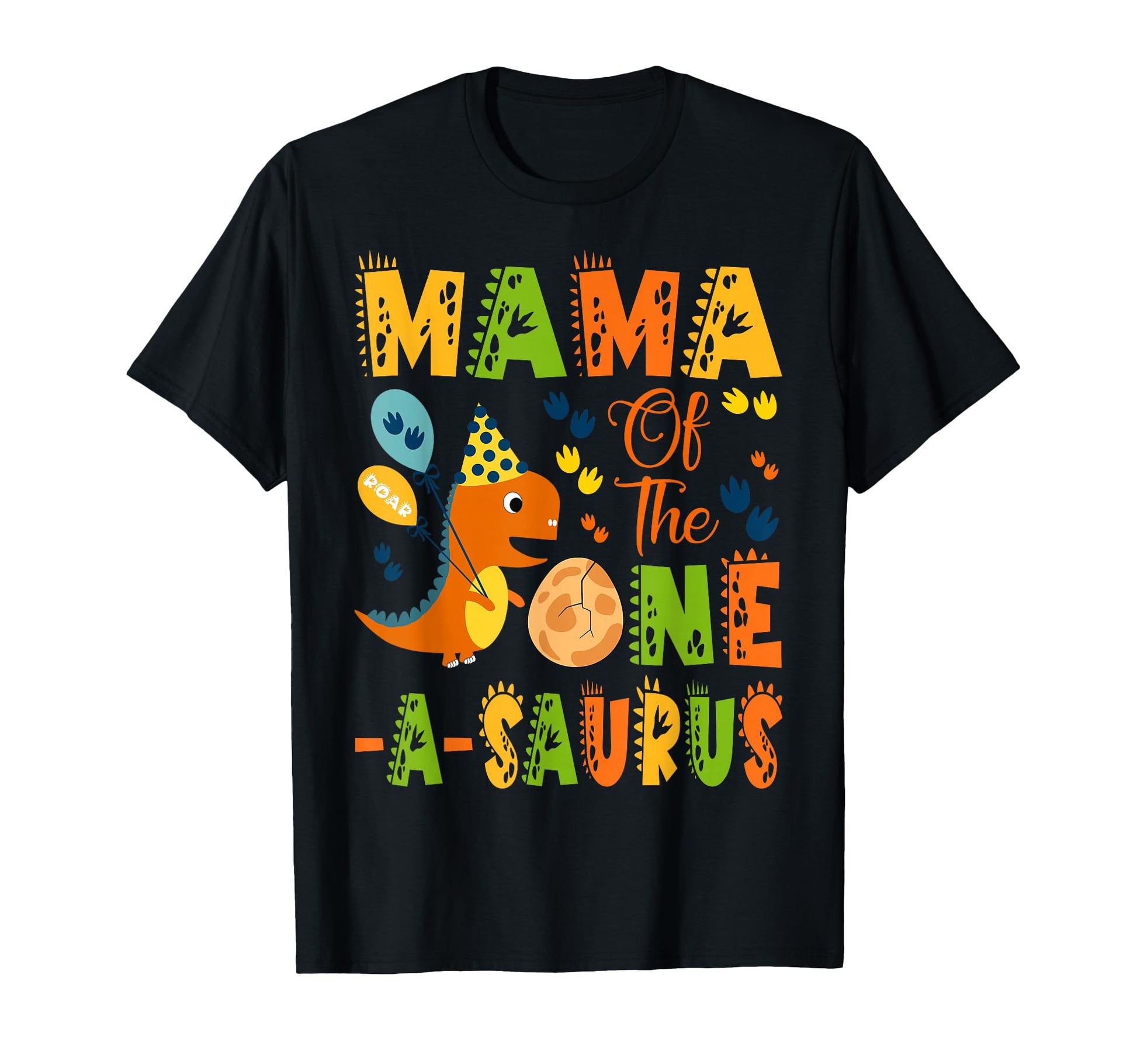 Mama One Saurus 1St Birthday Dinosaur T-Shirt - Graphic Print for Adults - T-Shirt, Sweatshirt, Hoodie