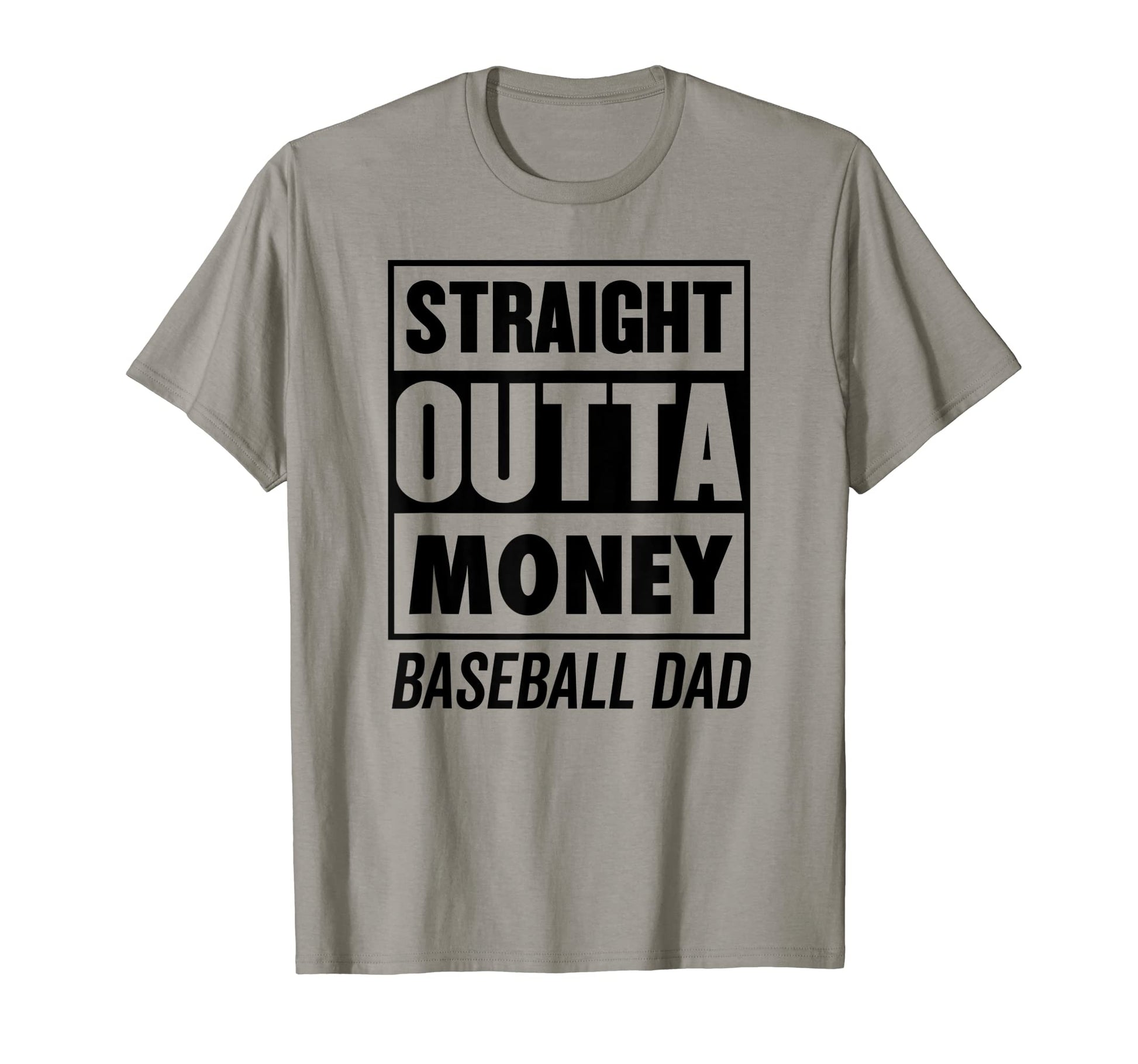 Mens Straight Outta Money Baseball T-Shirt - Minimalist Print Men Women - T-Shirt, Sweatshirt, Hoodie