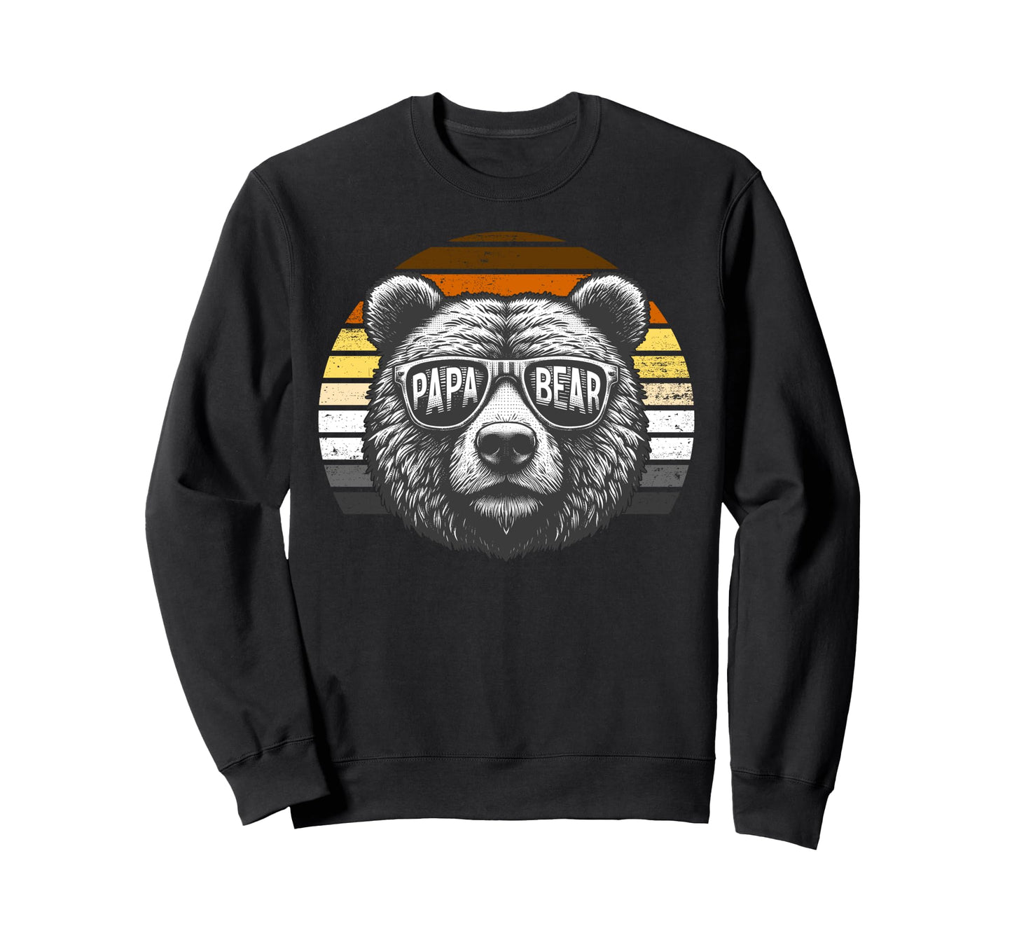 Papa Bear Gay Pride Sunglasses Bear Sweatshirt - Graphic Print for Adults - T-Shirt, Sweatshirt, Hoodie