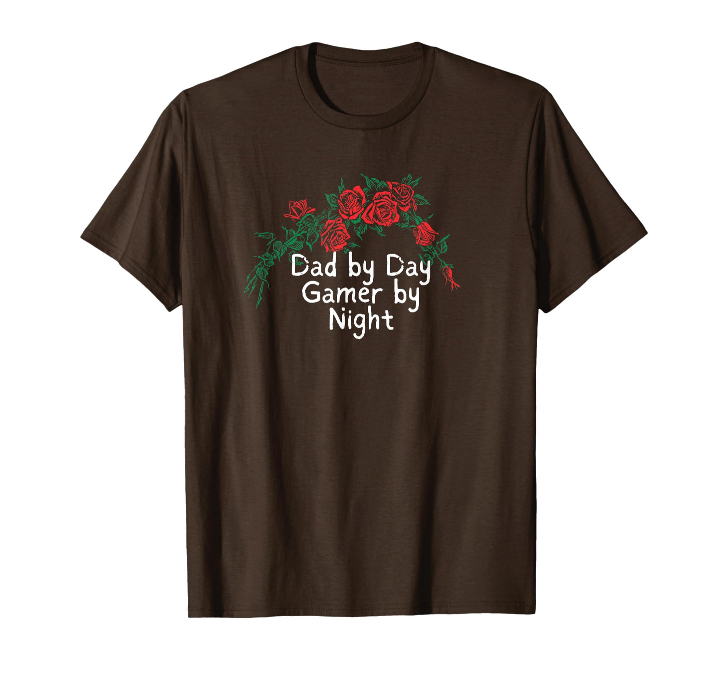 Funny Red Roses Dad Day Gamer Night T-Shirt - Trendy Graphic Men Women - T-Shirt, Sweatshirt, Hoodie