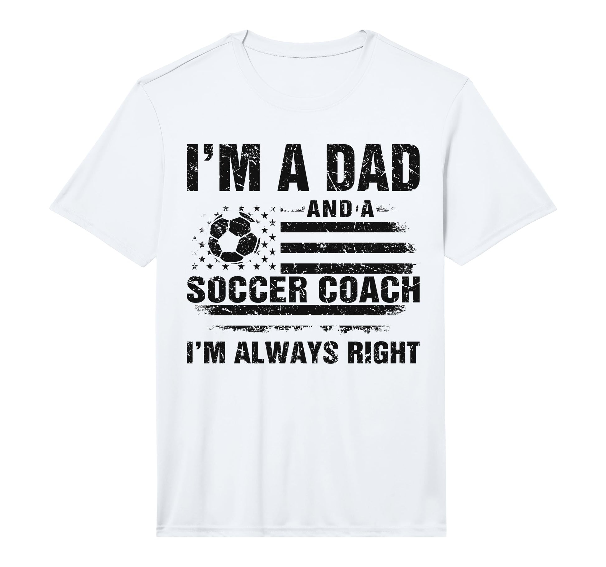 Mens Dad Soccer Coach Funny Fathers T-Shirt - Trendy Graphic for Adults - T-Shirt, Sweatshirt, Hoodie