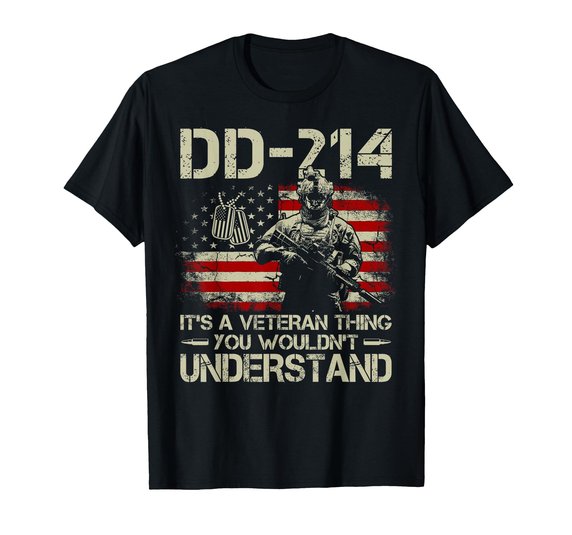 Dd 214 Its Veteran Thing You Wouldnt T-Shirt - Minimalist Print Unisex - T-Shirt, Sweatshirt, Hoodie