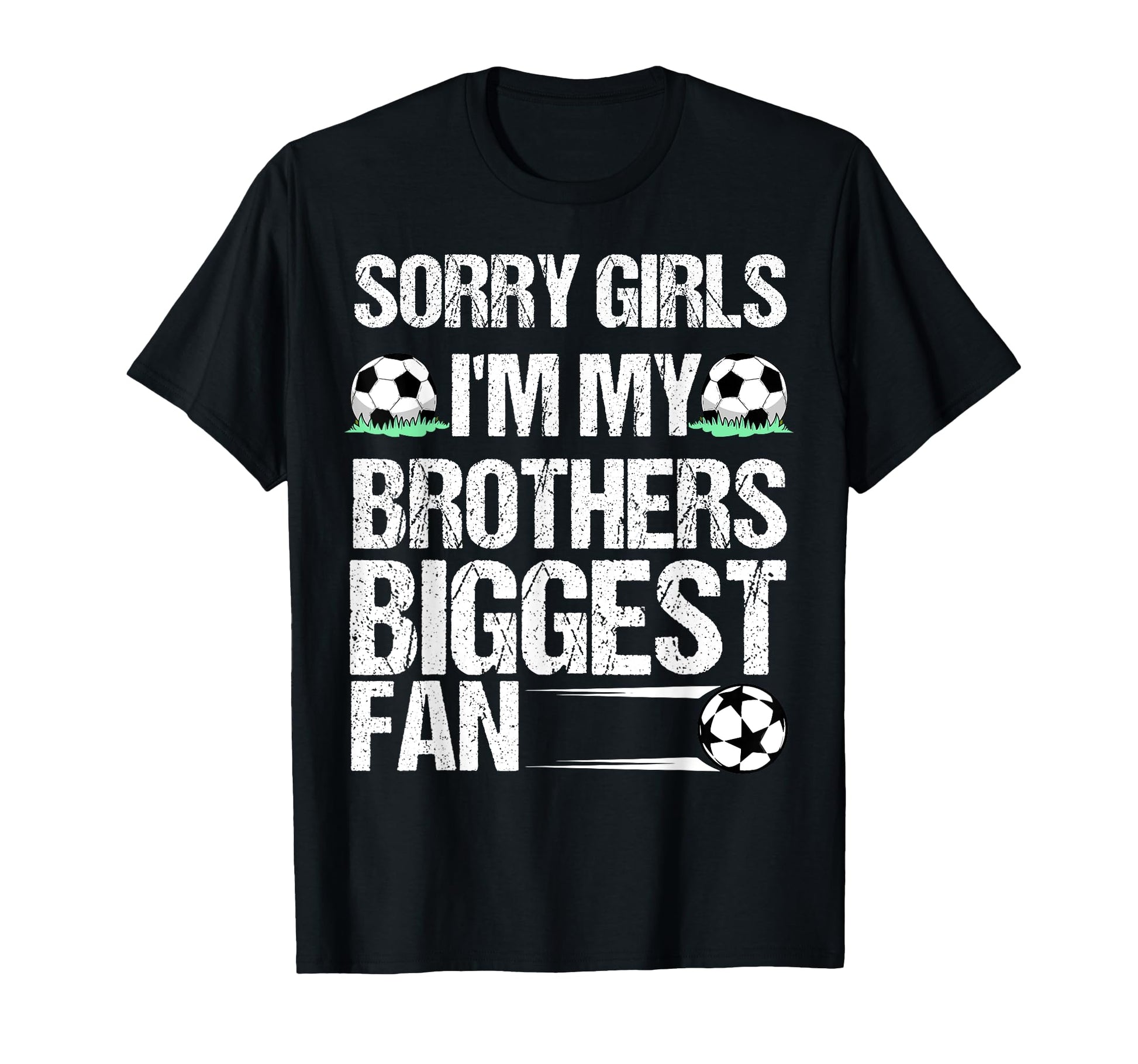 Soccer Sister Biggest Fan Little Sister T-Shirt - Aesthetic Graphic Unisex - T-Shirt, Sweatshirt, Hoodie