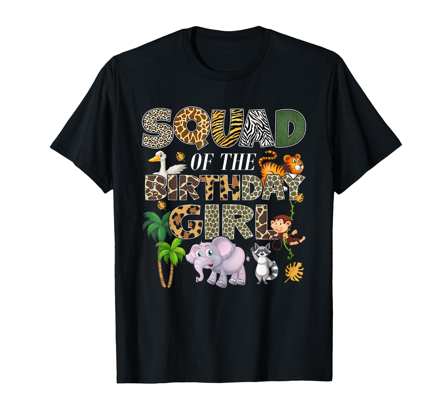 Wild Squad Birthday Zoo Safari Jungle T-Shirt - Novelty Apparel Men Women - T-Shirt, Sweatshirt, Hoodie