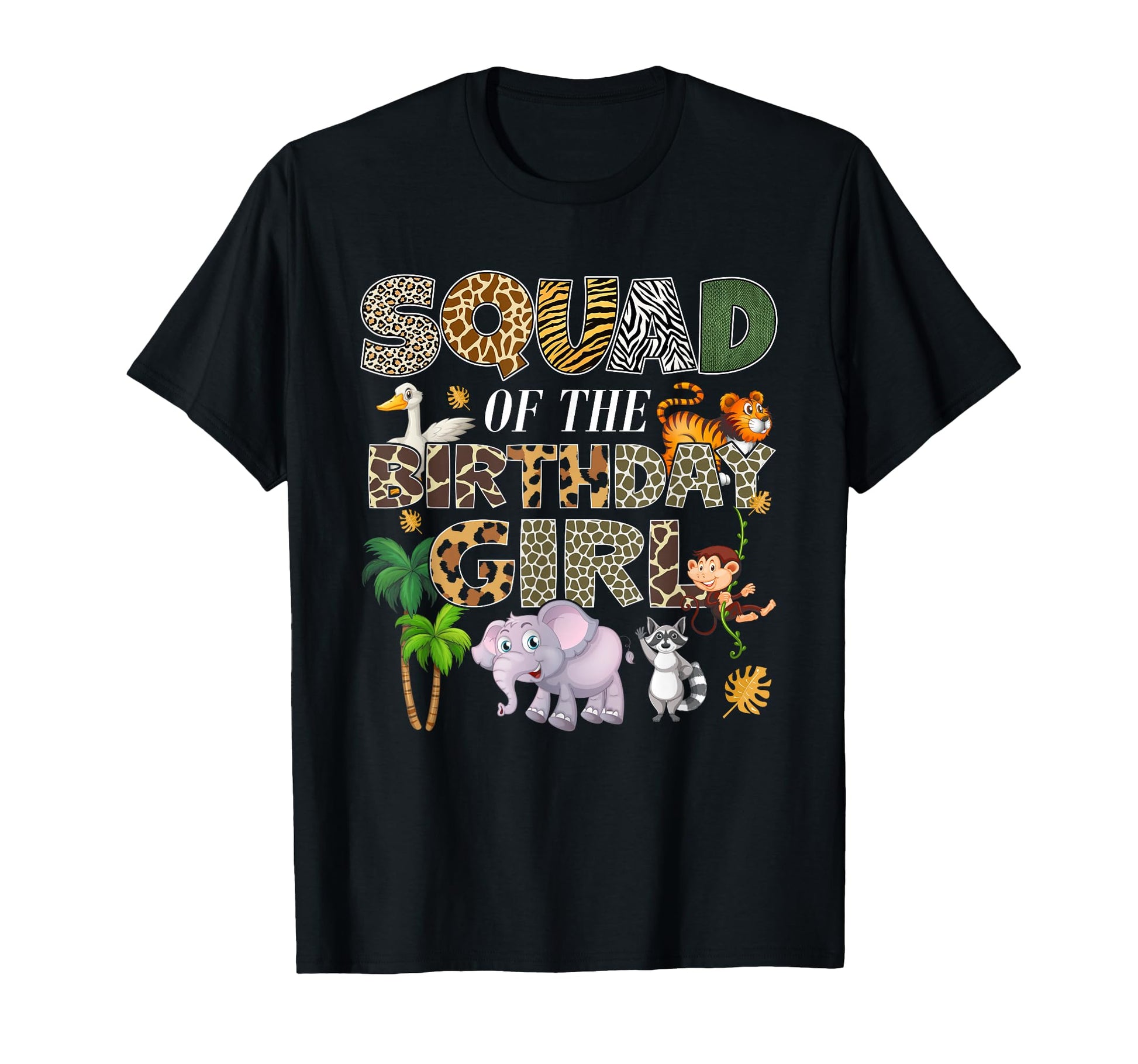 Wild Squad Birthday Zoo Safari Jungle T-Shirt - Novelty Apparel Men Women - T-Shirt, Sweatshirt, Hoodie