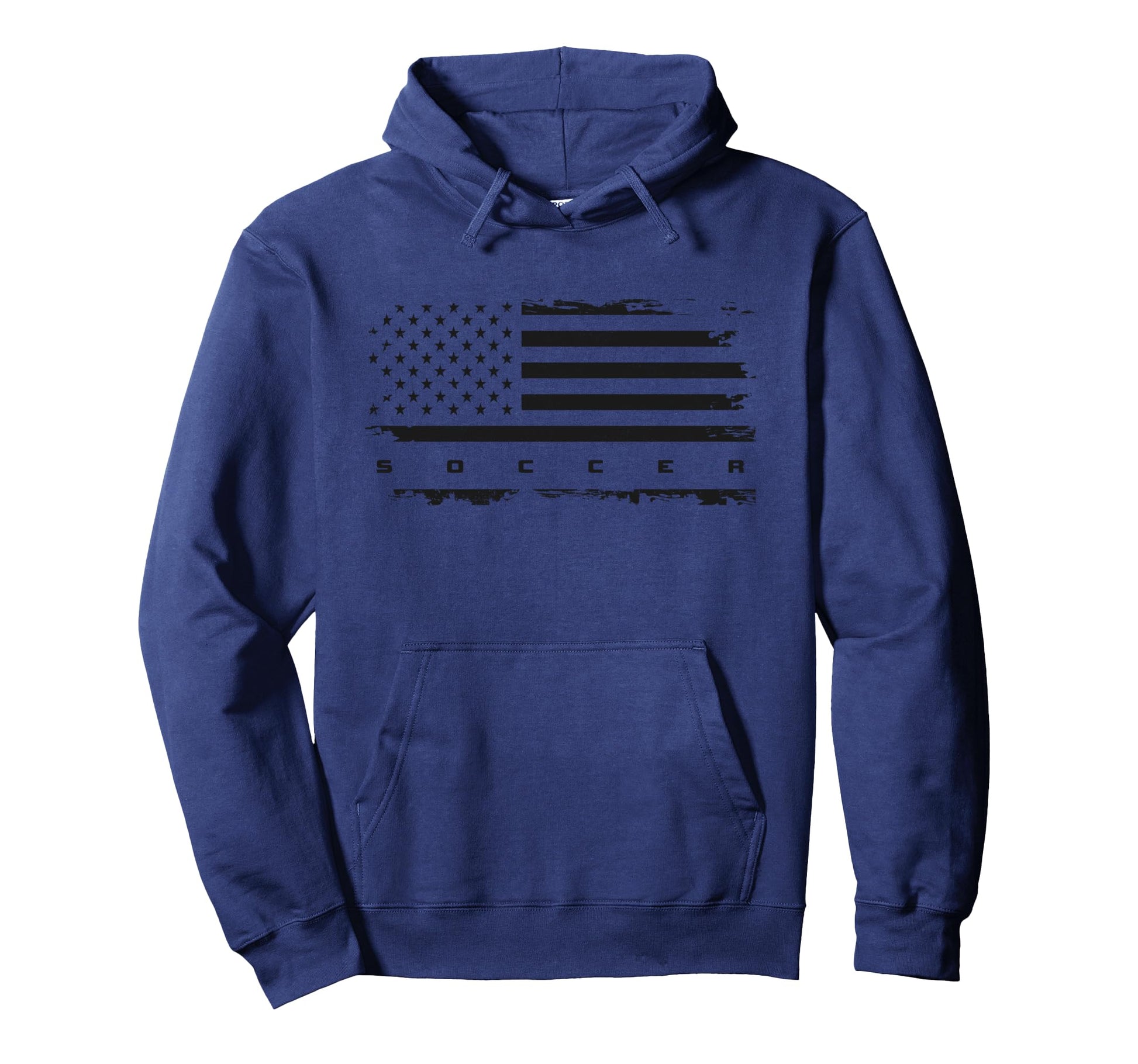 American Flag Soccer Soccer Hoodie - Trendy Graphic Men Women - T-Shirt, Sweatshirt, Hoodie