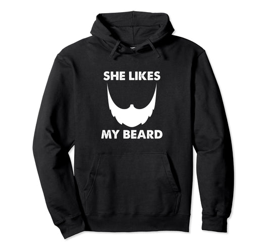 Bearded Guy Funny Beard Lover Mustache I Hoodie - Unique Graphic Unisex - T-Shirt, Sweatshirt, Hoodie