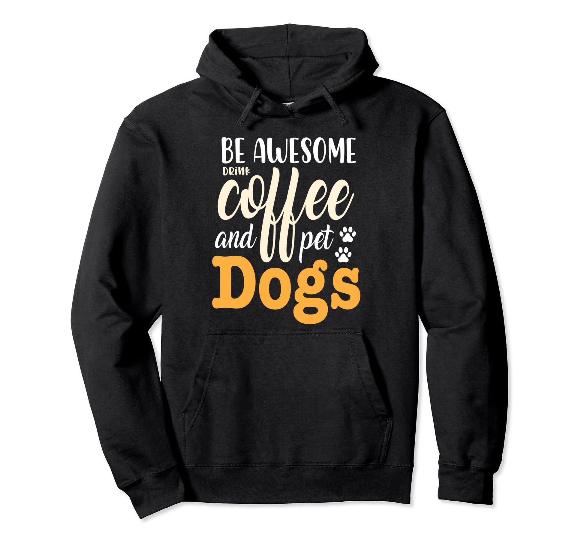 Dog And Coffee Lover Dog Dad And Dog Mom Hoodie - Streetwear Style Unisex - T-Shirt, Sweatshirt, Hoodie