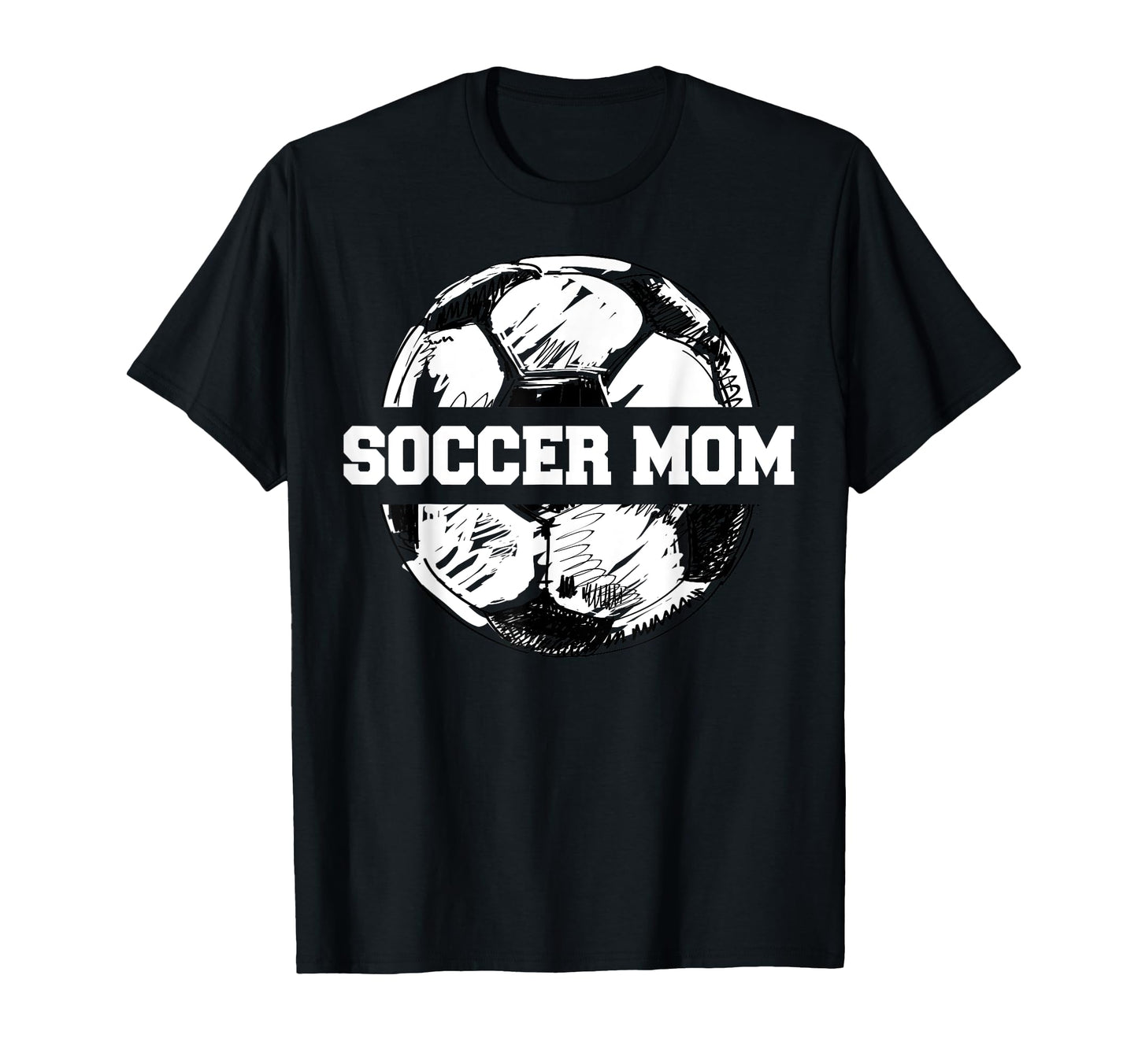 Soccer Mom Funny Soccer Ball Split T-Shirt - Custom Art Print Unisex - T-Shirt, Sweatshirt, Hoodie
