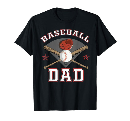 Baseball Dad Baseball Player T-Shirt - Minimalist Print for Adults - T-Shirt, Sweatshirt, Hoodie