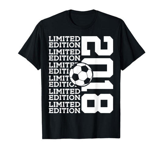 2018 Soccer 8Th Birthday T-Shirt - Custom Art Print Unisex - T-Shirt, Sweatshirt, Hoodie
