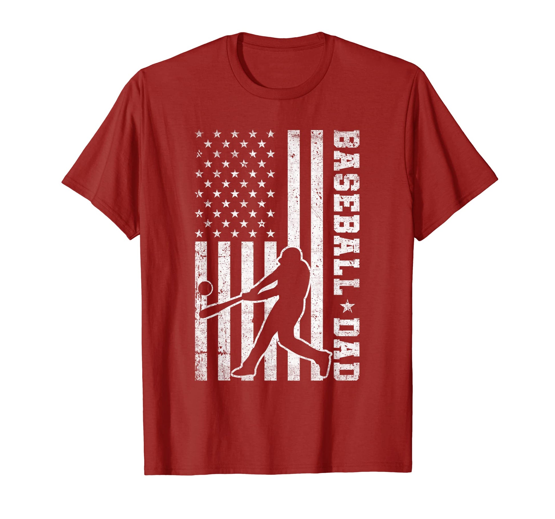Mens Patriotic Baseball Dad Coach T-Shirt - Trendy Graphic Men Women - T-Shirt, Sweatshirt, Hoodie