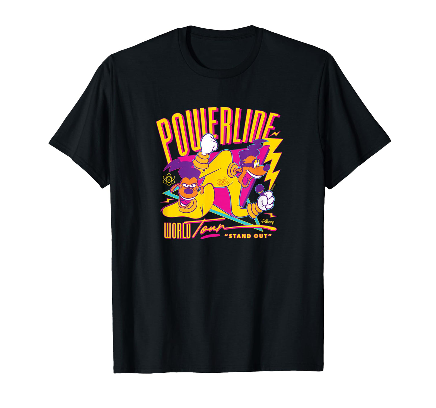 Goofy Movie Powerline Tour T-Shirt - Novelty Apparel Unisex - T-Shirt, Sweatshirt, Hoodie