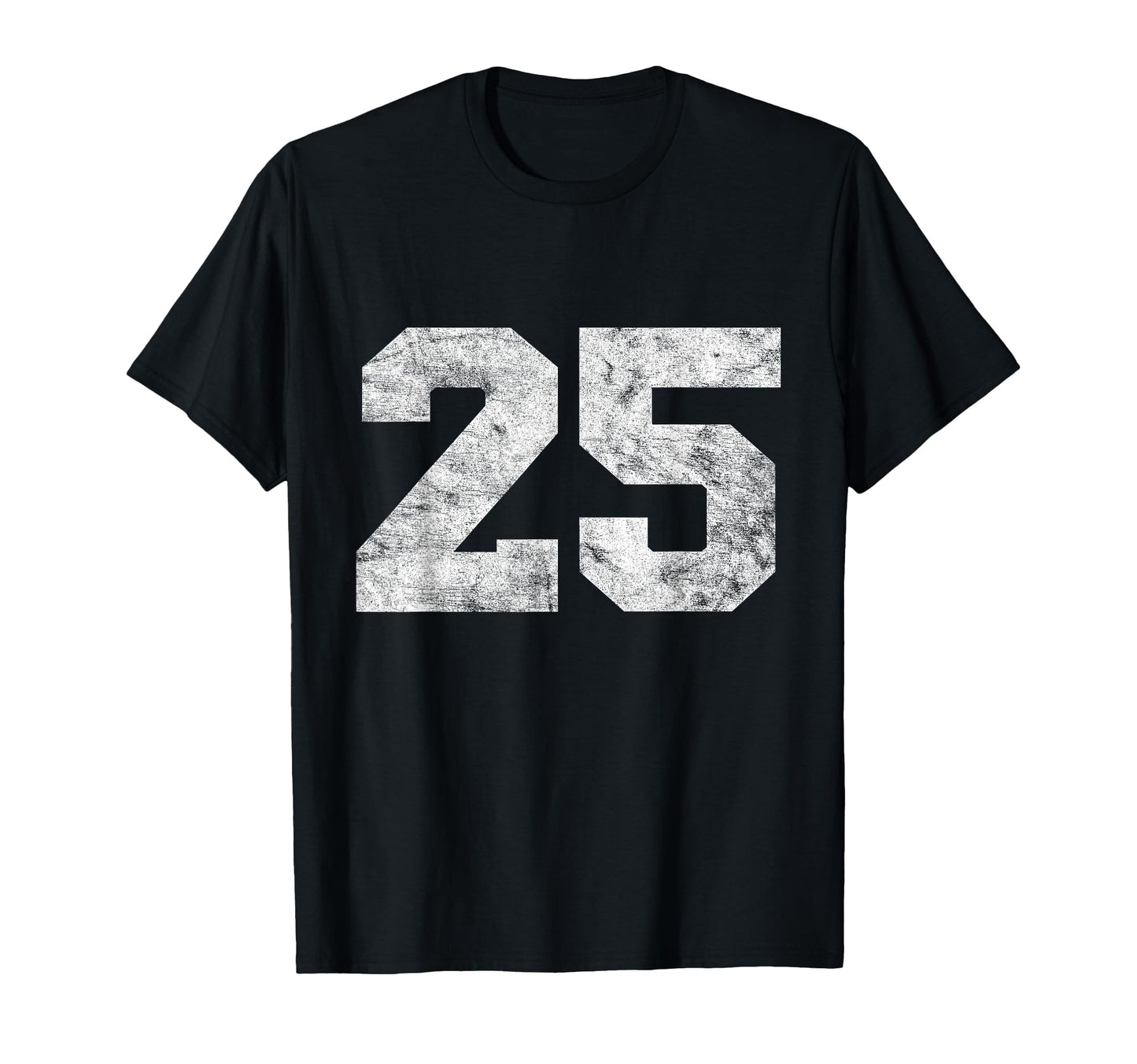 Lucky Number 25 Birthday Sports Player T-Shirt - Unique Graphic Unisex - T-Shirt, Sweatshirt, Hoodie