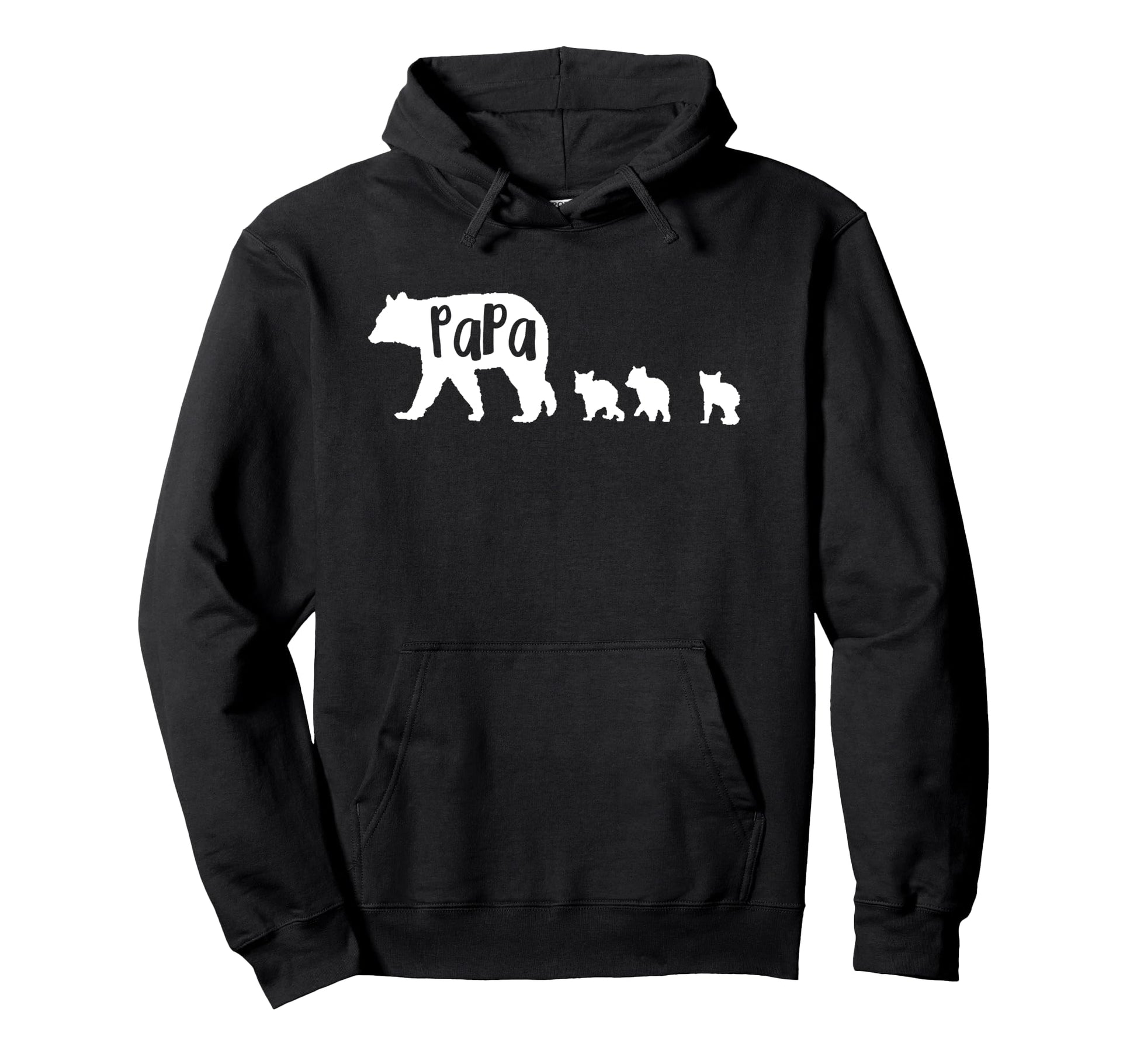 Papa Bear 3 Three Cubs Fun Father Dad Hoodie - Aesthetic Graphic Unisex - T-Shirt, Sweatshirt, Hoodie